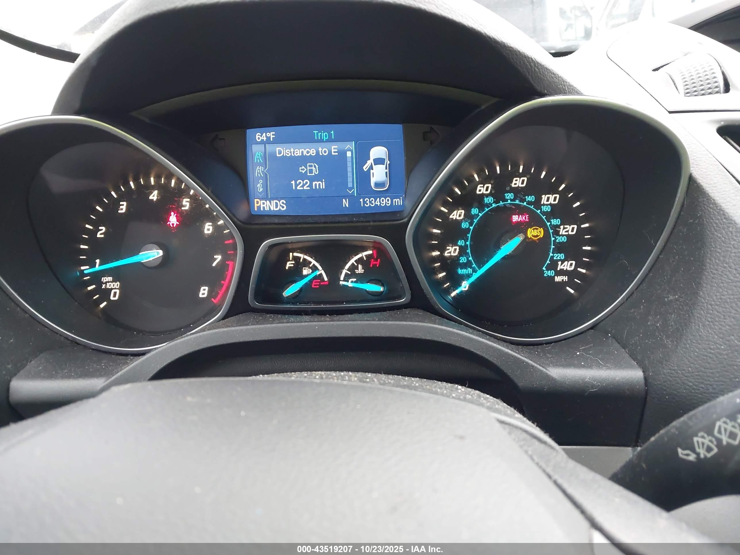 2014 Ford Escape Se Gray vin: 1FMCU9G98EUC38071