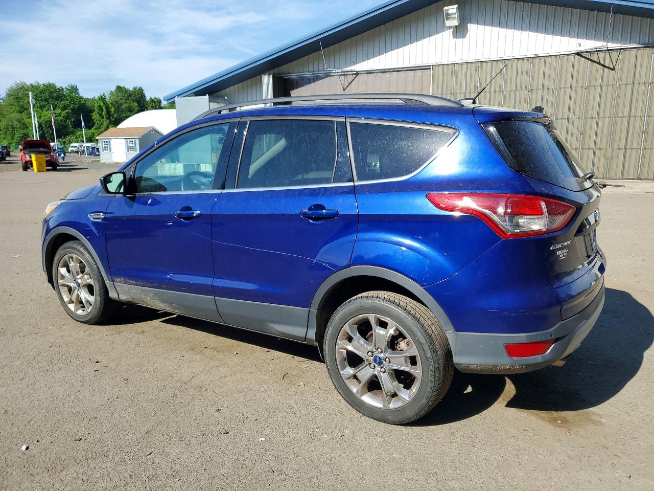 2014 Ford Escape Se Blue vin: 1FMCU9G98EUC40757