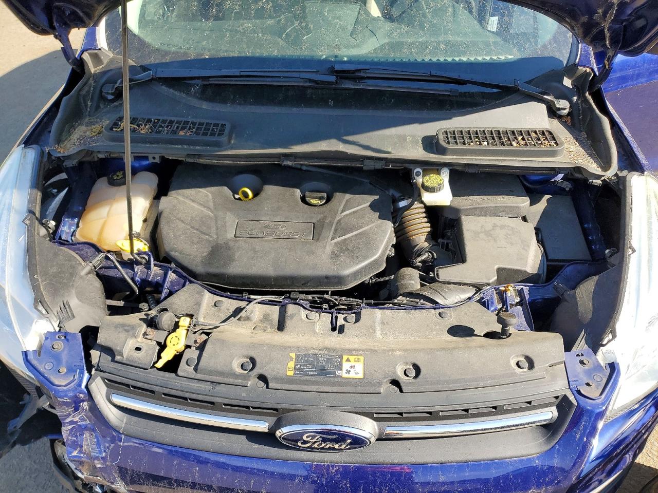 2014 Ford Escape Se Blue vin: 1FMCU9G98EUC40757