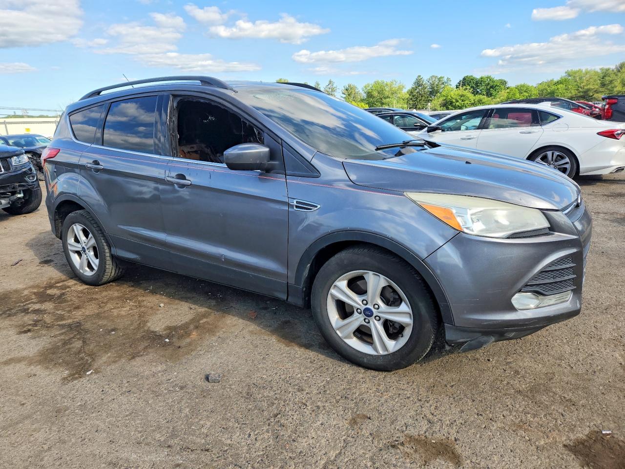 2014 Ford Escape Se Серый vin: 1FMCU9G98EUC46834