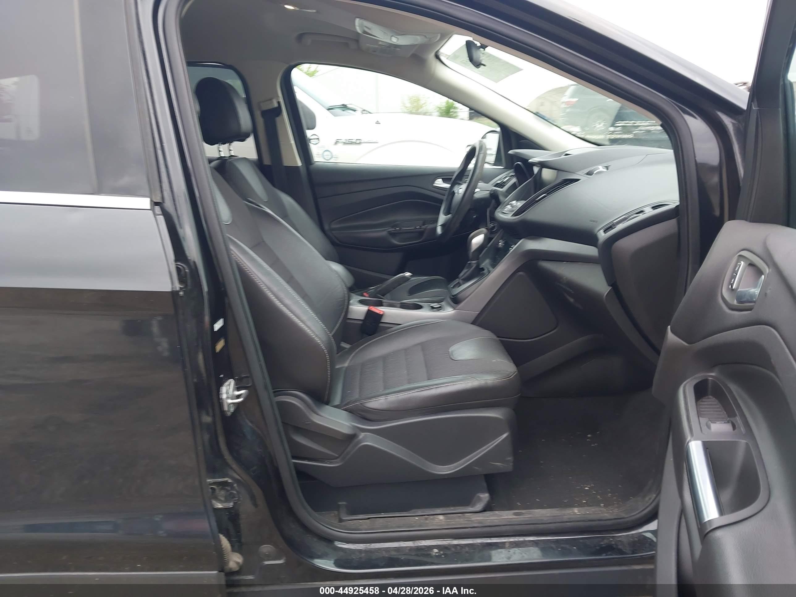 2014 Ford Escape Se Black vin: 1FMCU9G98EUC47689