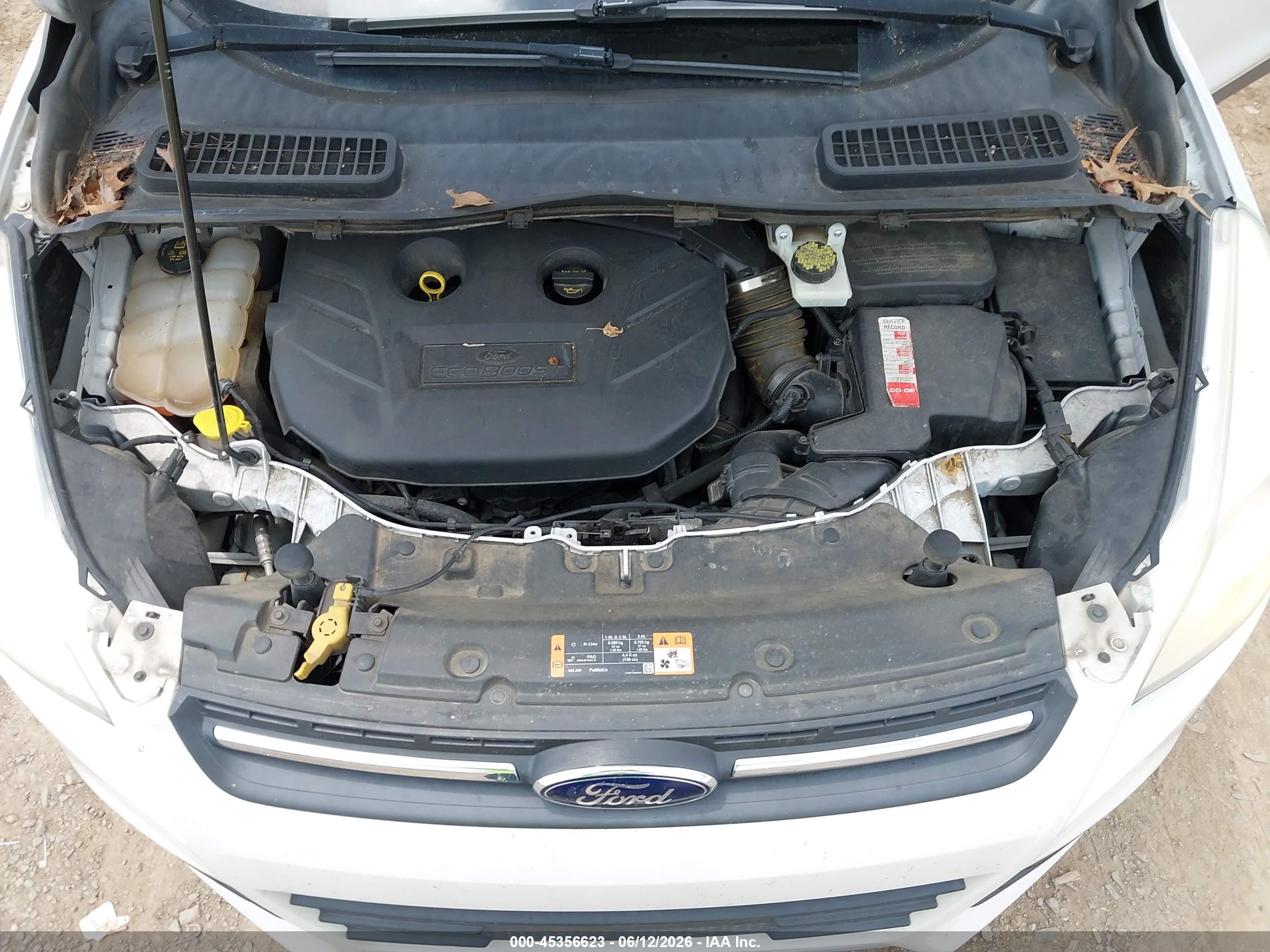 2014 Ford Escape Se White vin: 1FMCU9G98EUC77971