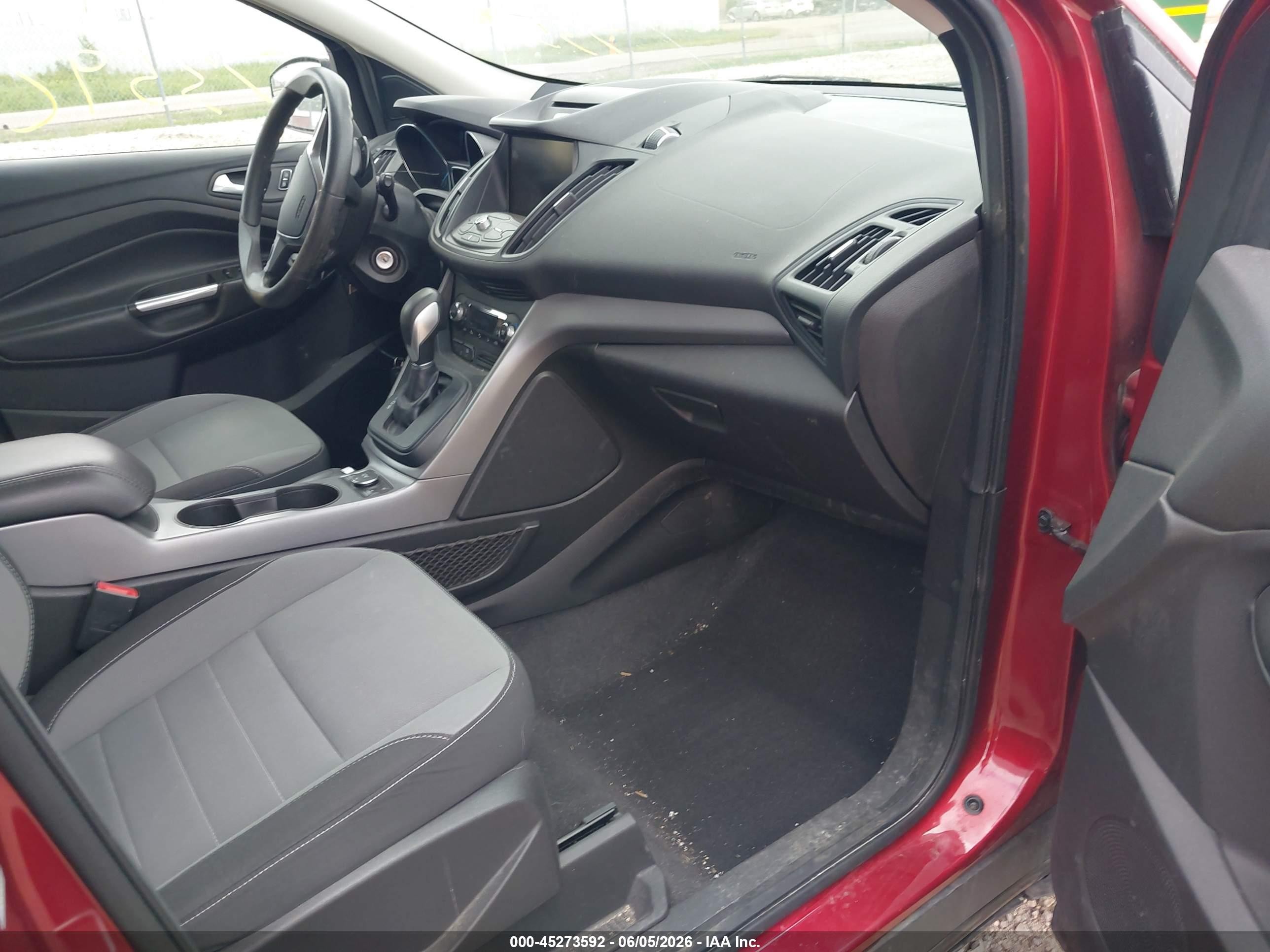 2014 Ford Escape Se Red vin: 1FMCU9G98EUD39675