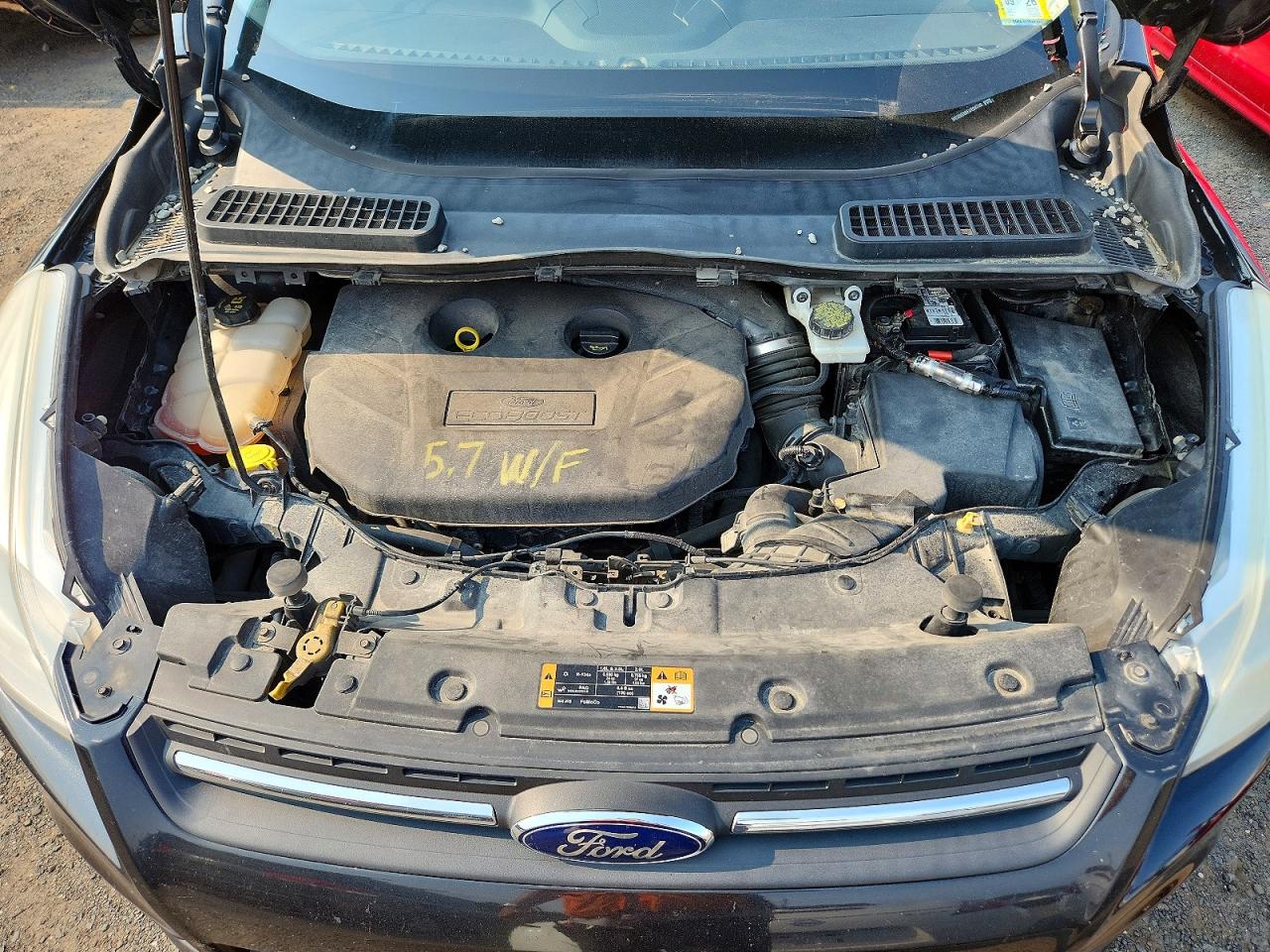 2014 Ford Escape Se Black vin: 1FMCU9G98EUE04749