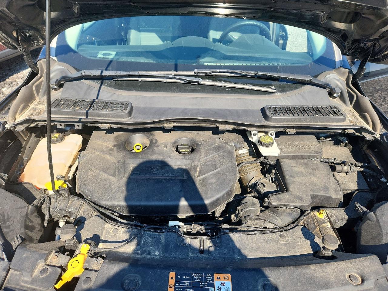 2014 Ford Escape Se Black vin: 1FMCU9G98EUE22510