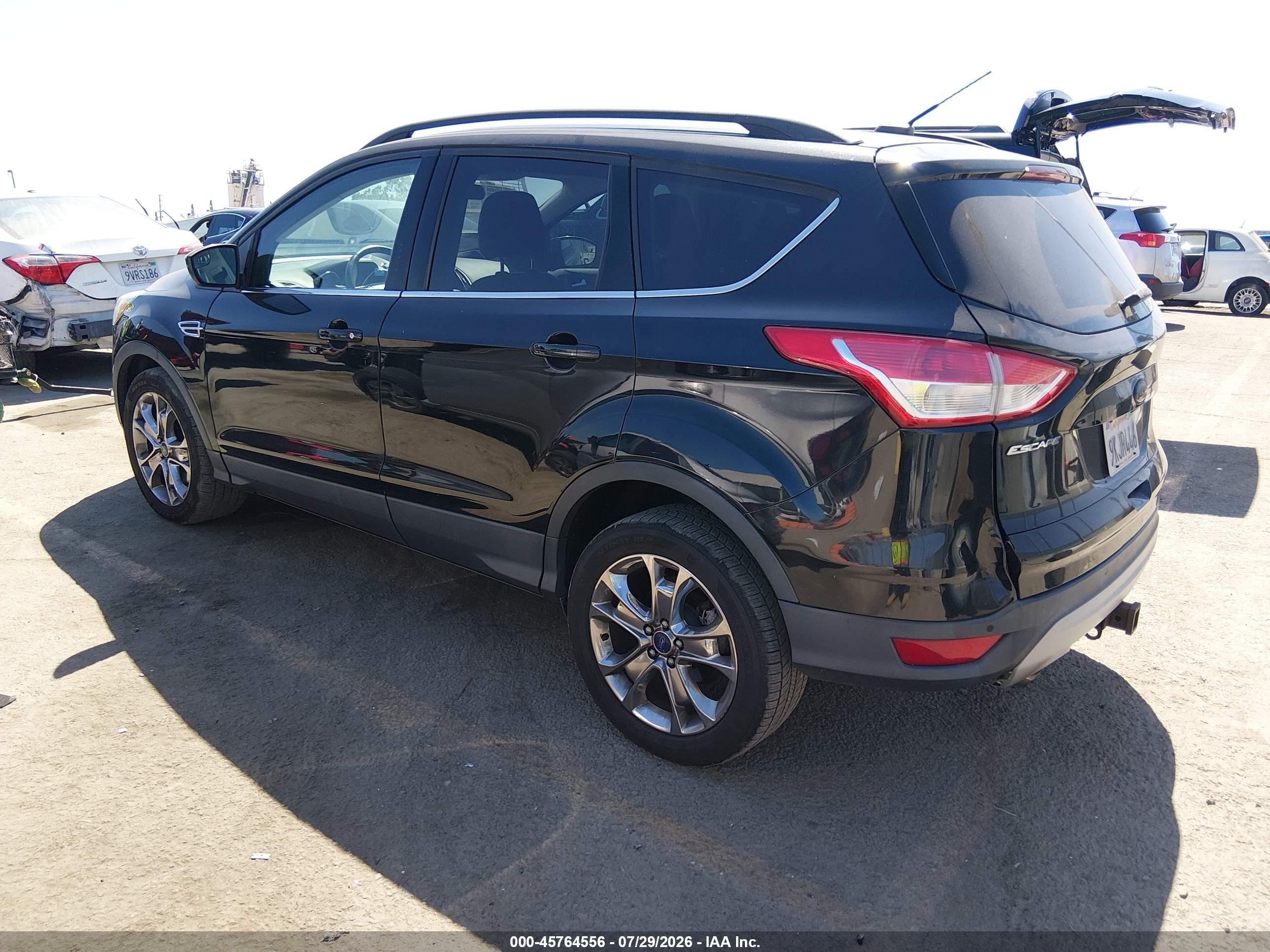 2015 Ford Escape Se Black vin: 1FMCU9G98FUA07608