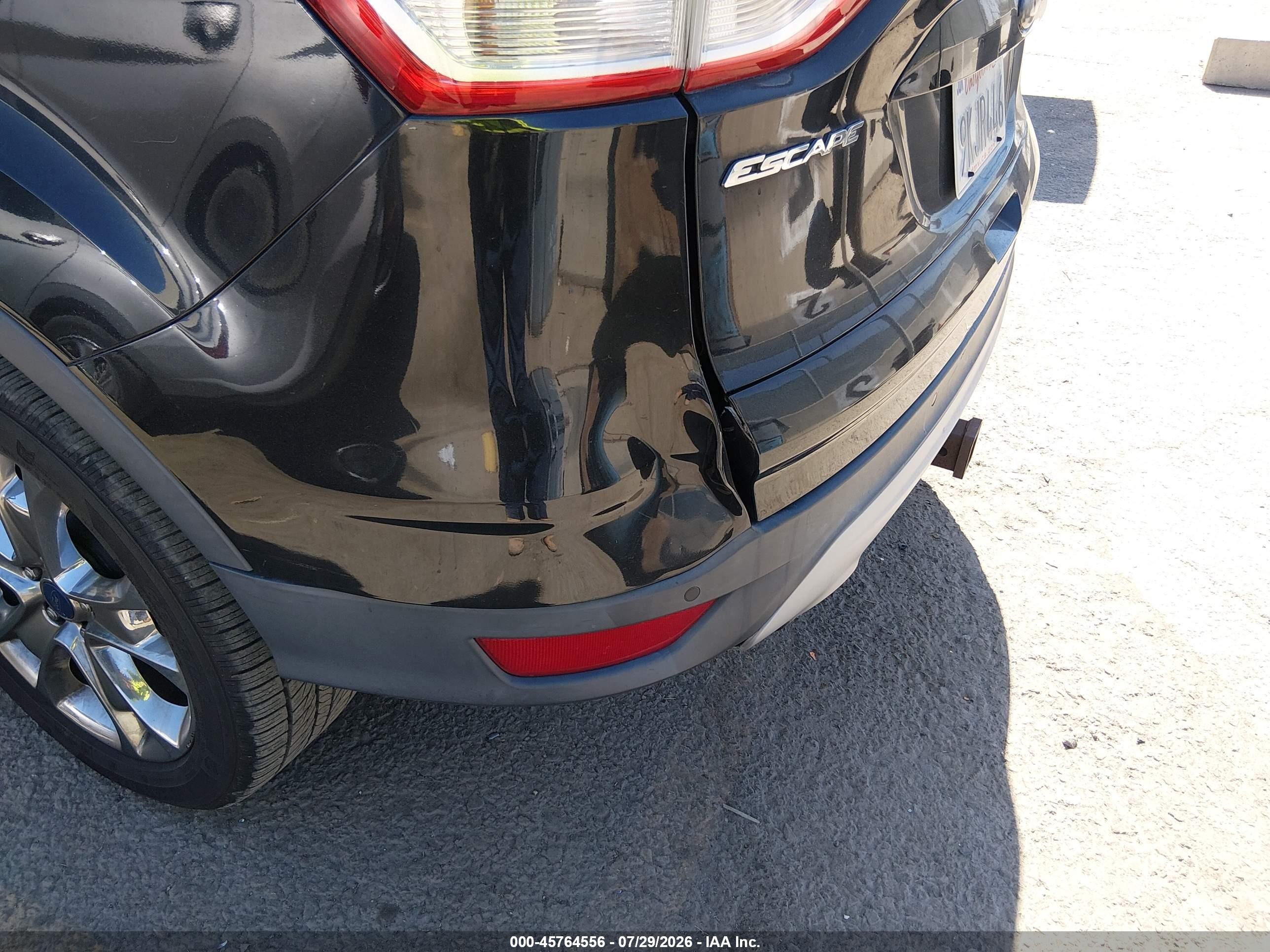 2015 Ford Escape Se Black vin: 1FMCU9G98FUA07608