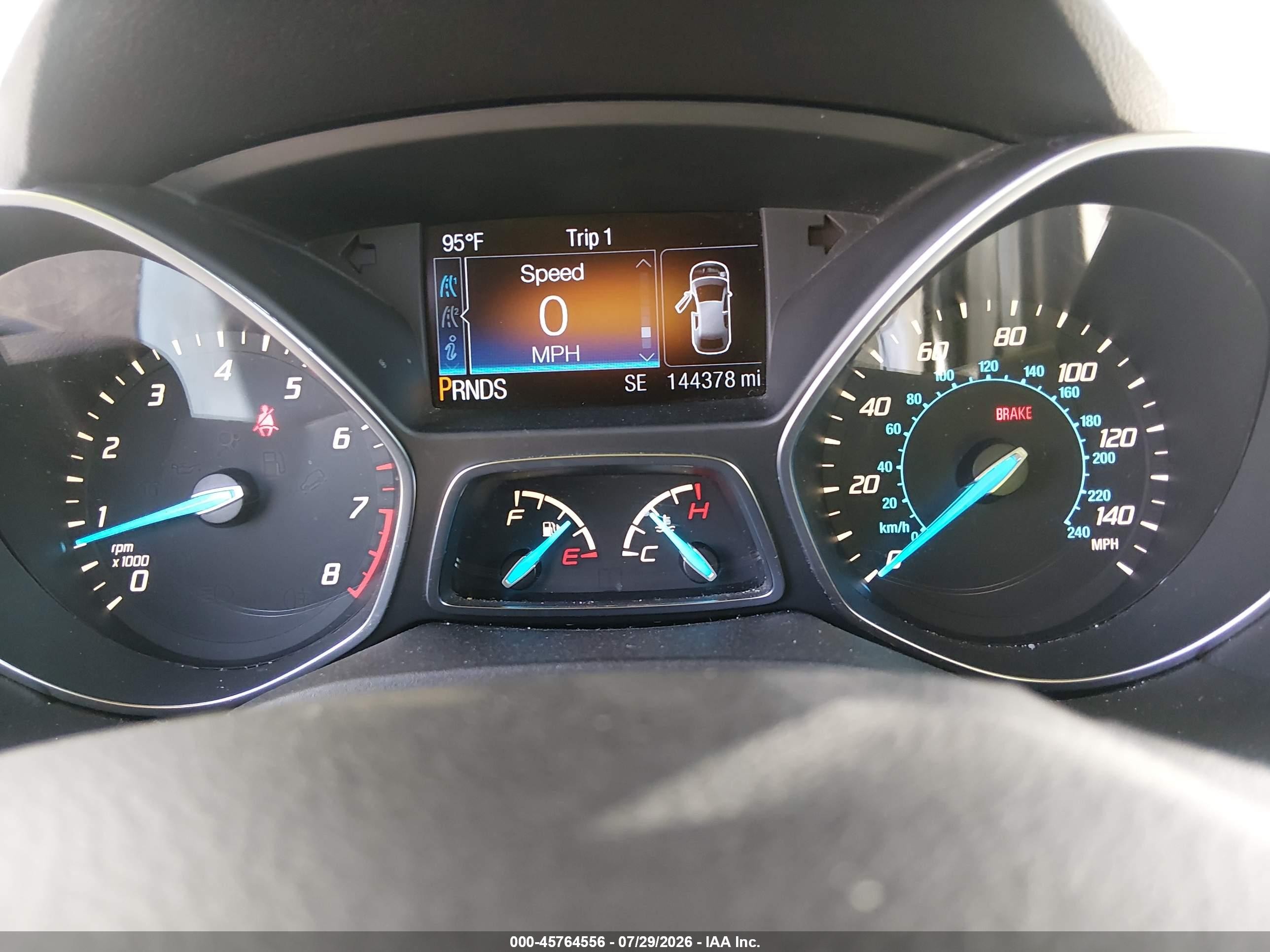 2015 Ford Escape Se Black vin: 1FMCU9G98FUA07608