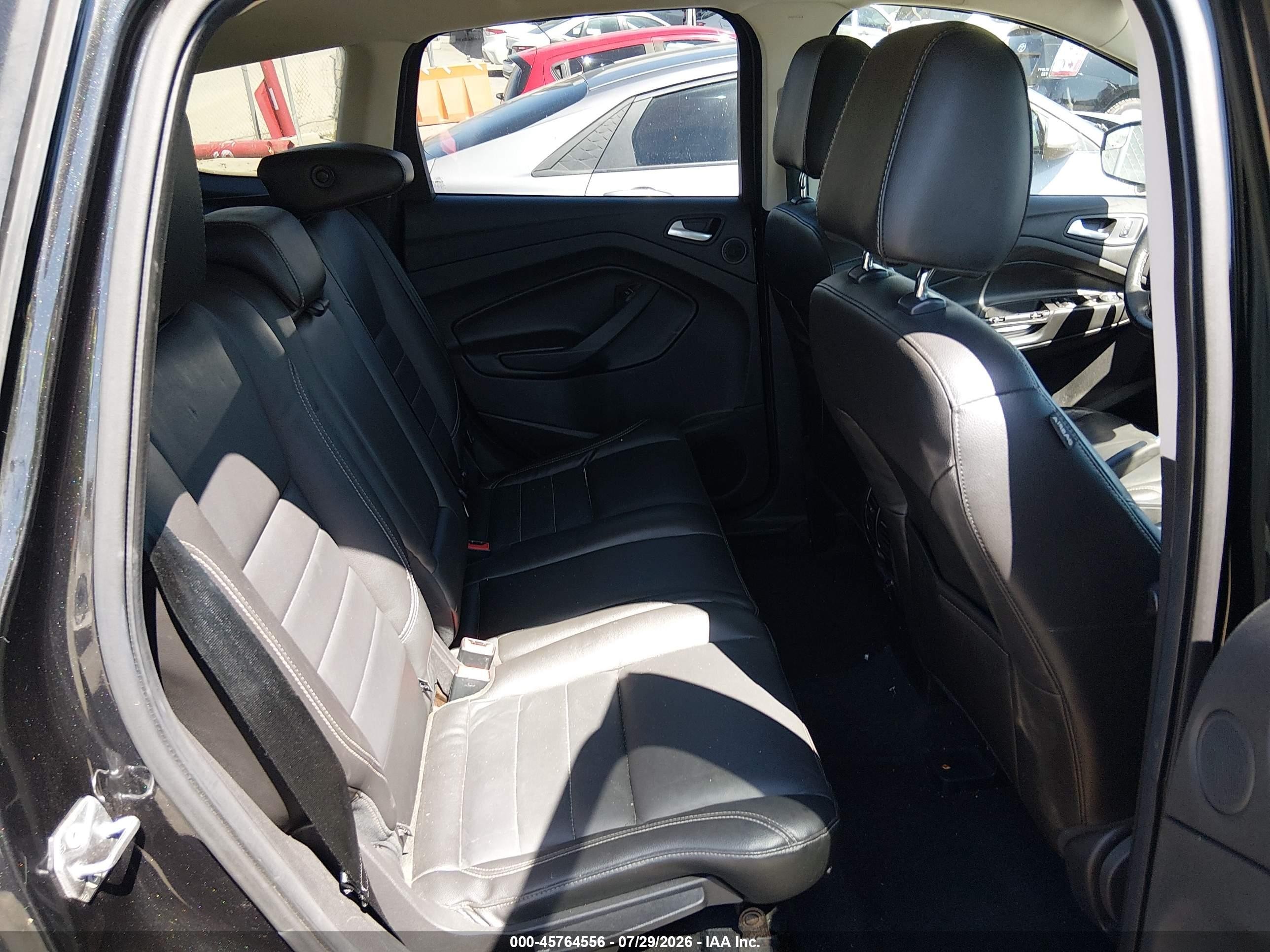 2015 Ford Escape Se Black vin: 1FMCU9G98FUA07608