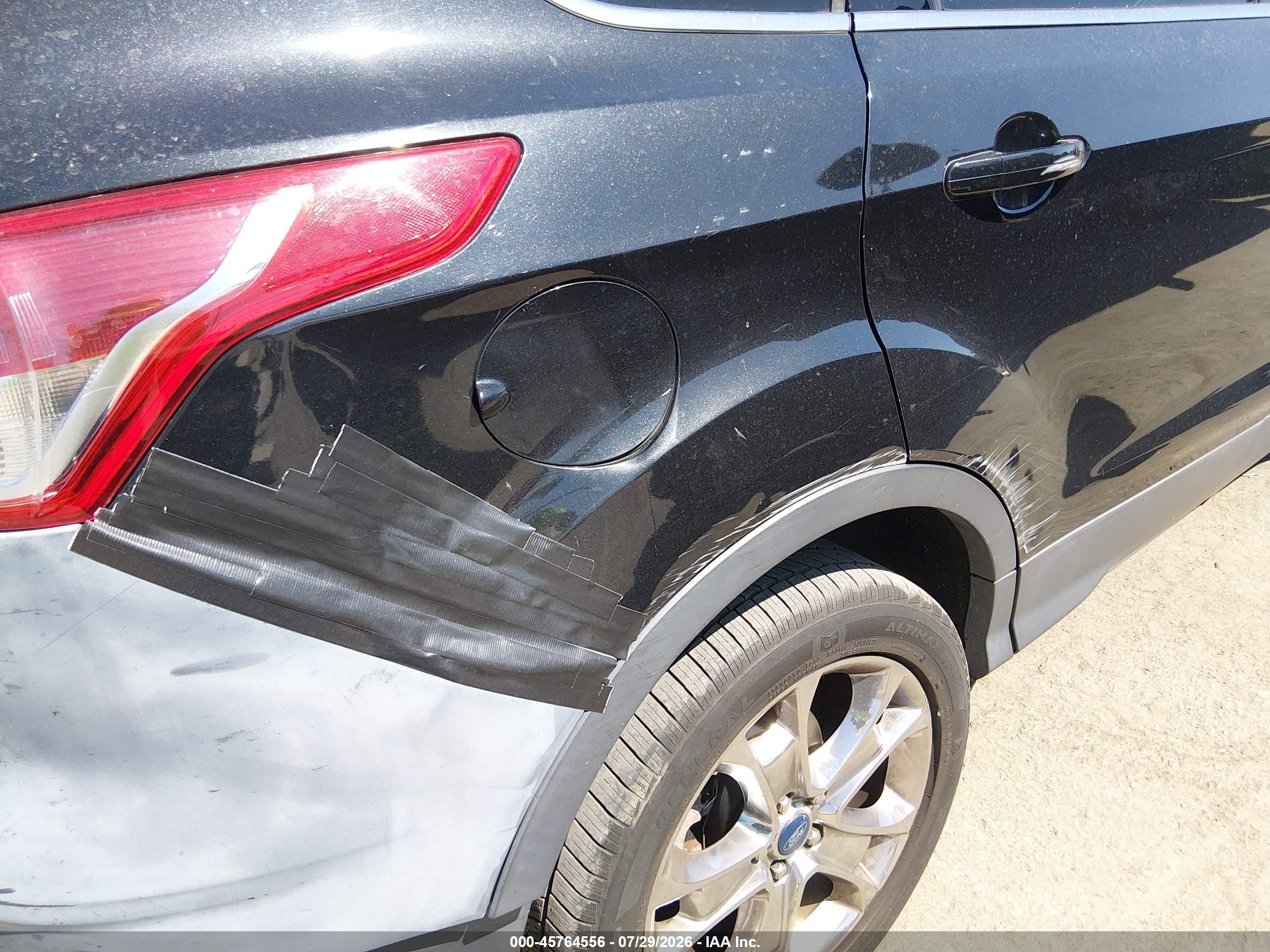 2015 Ford Escape Se Black vin: 1FMCU9G98FUA07608