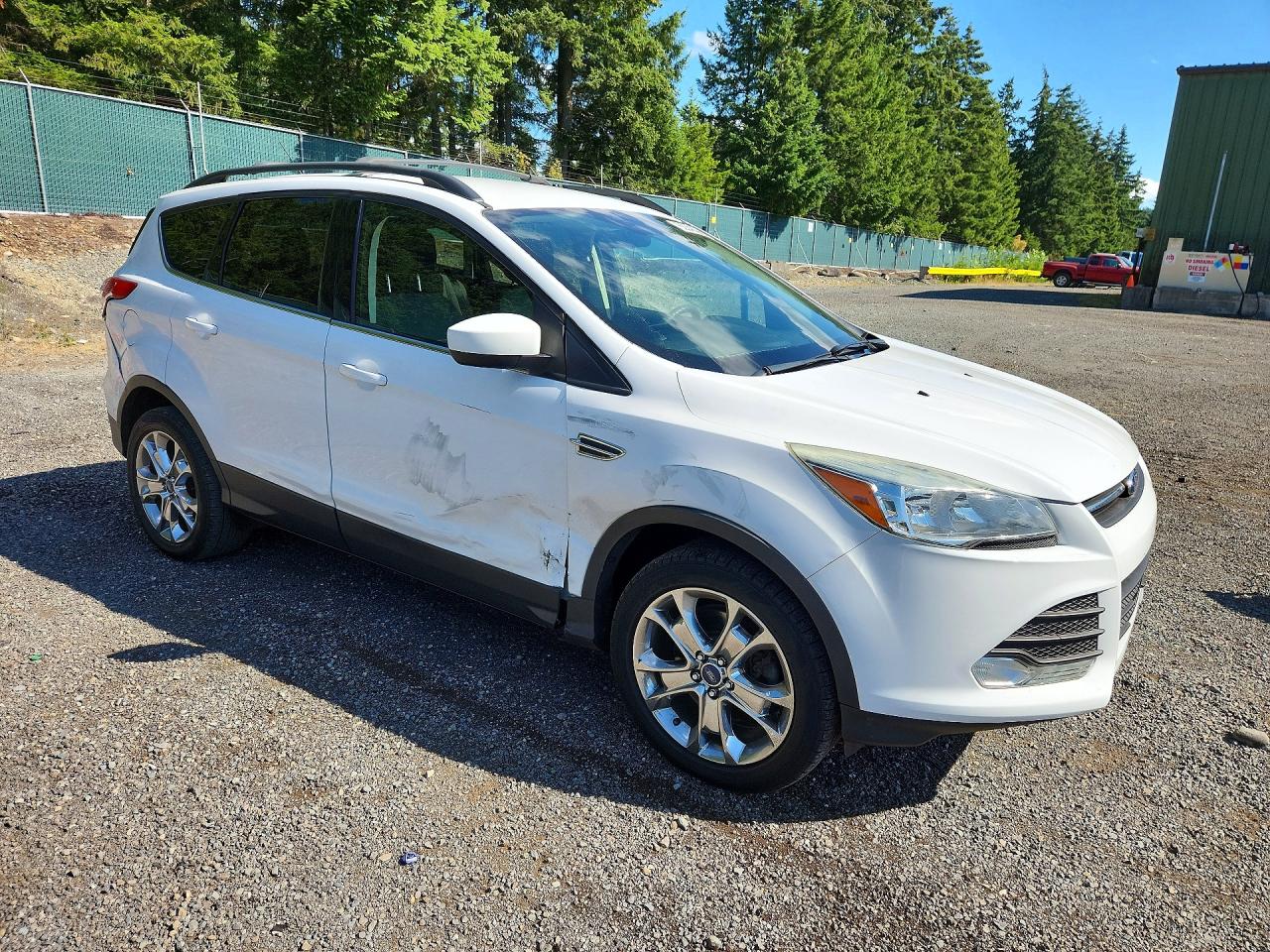 2015 Ford Escape Se White vin: 1FMCU9G98FUA31665