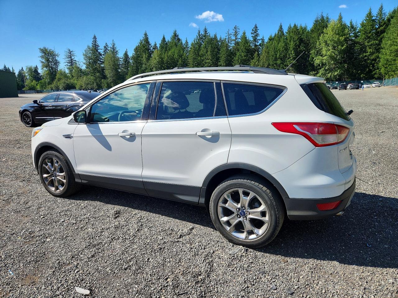 2015 Ford Escape Se White vin: 1FMCU9G98FUA31665