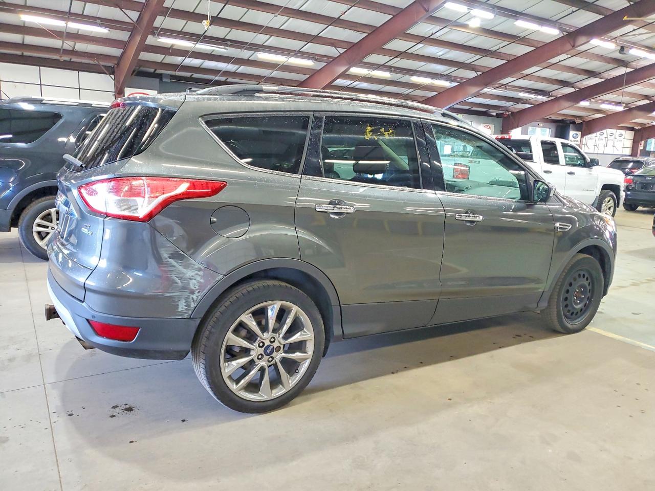2015 Ford Escape Se Gray vin: 1FMCU9G98FUA56517