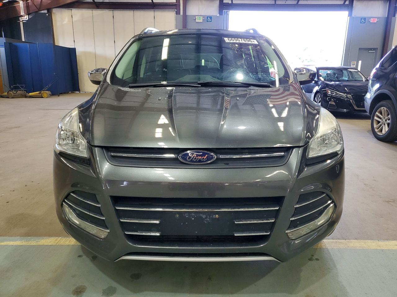 2015 Ford Escape Se Gray vin: 1FMCU9G98FUA56517