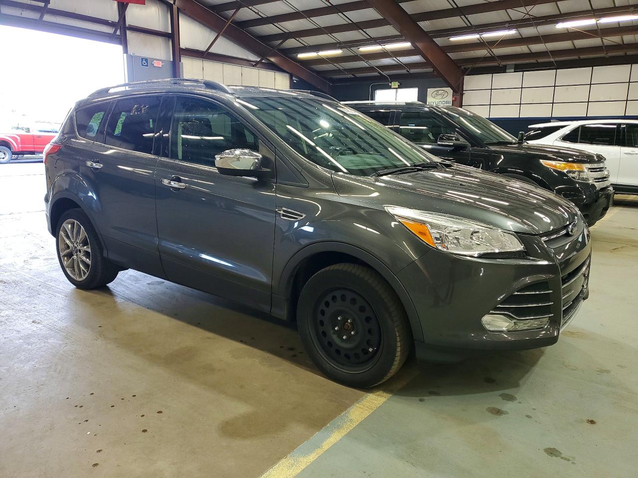 2015 Ford Escape Se Gray vin: 1FMCU9G98FUA56517