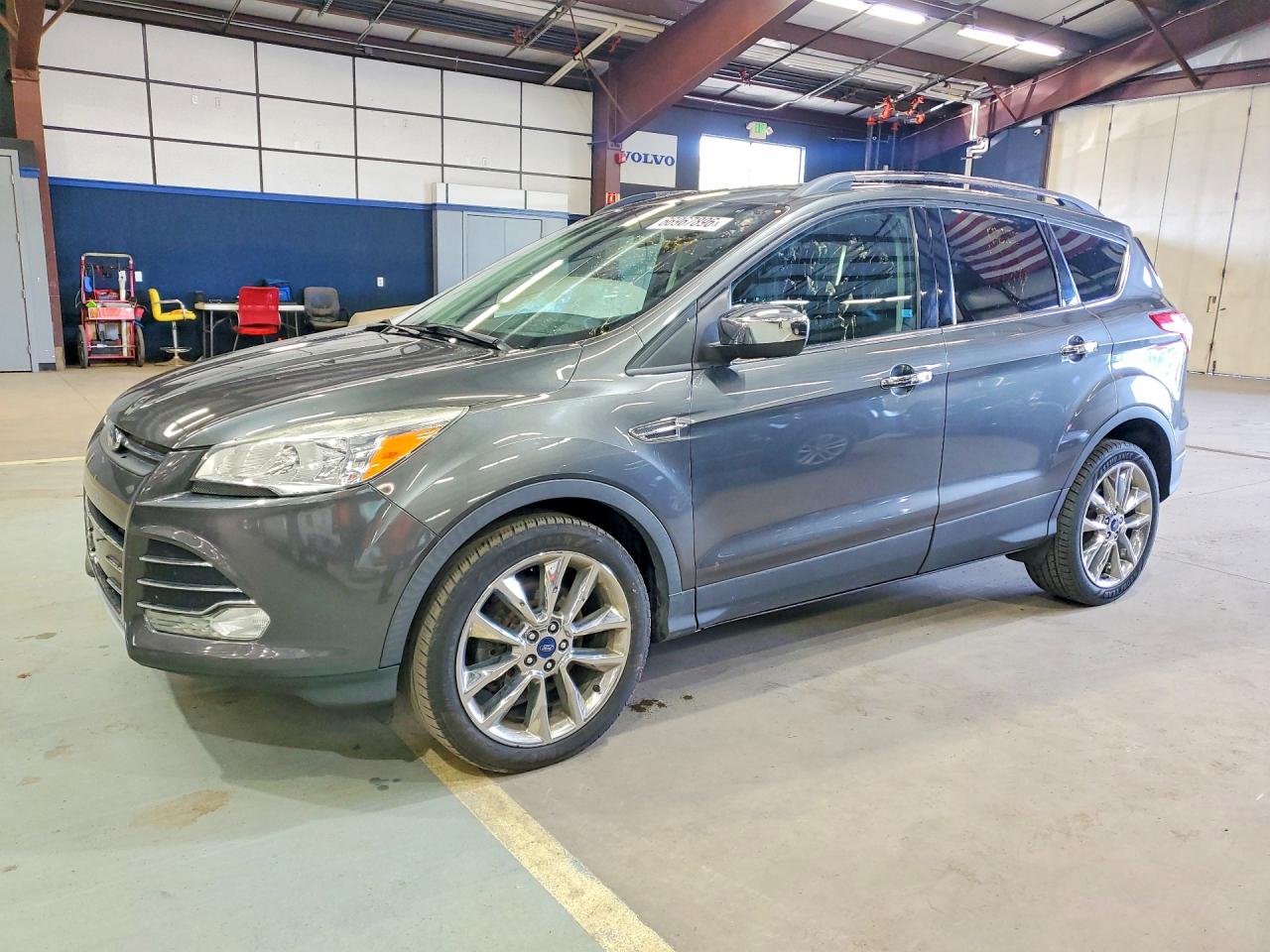2015 Ford Escape Se Gray vin: 1FMCU9G98FUA56517