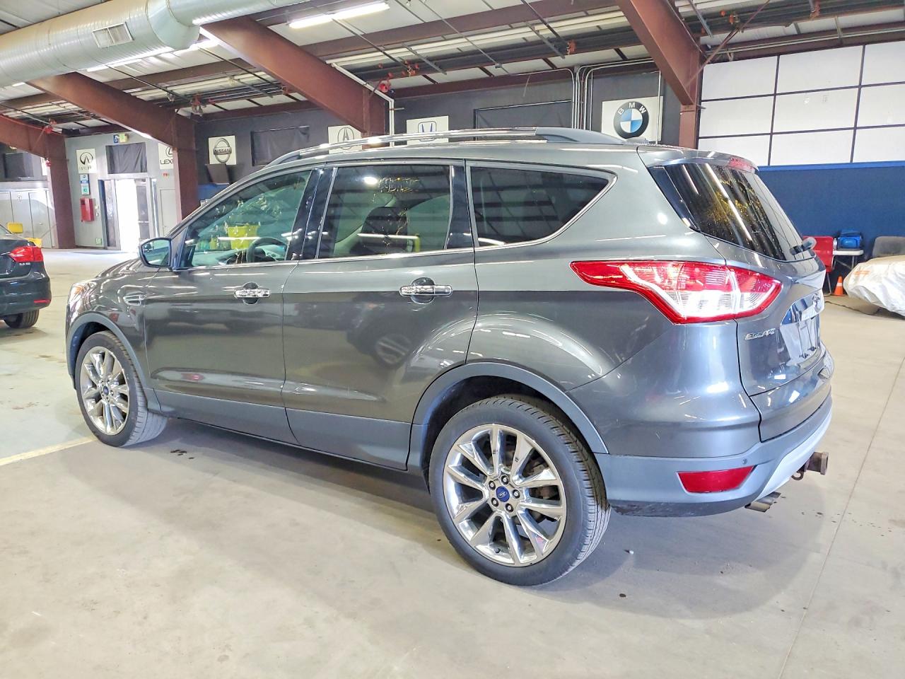 2015 Ford Escape Se Gray vin: 1FMCU9G98FUA56517