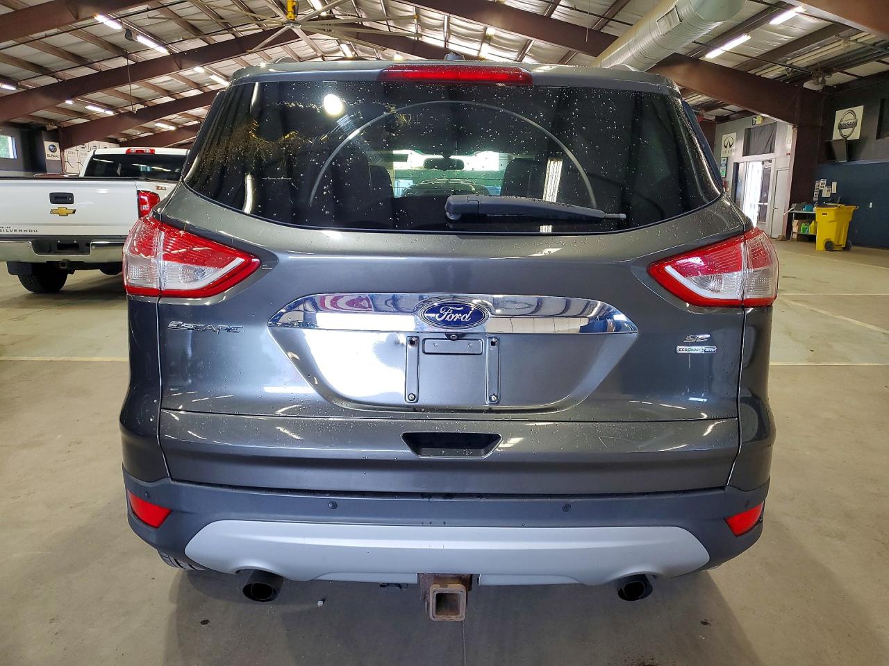 2015 Ford Escape Se Gray vin: 1FMCU9G98FUA56517