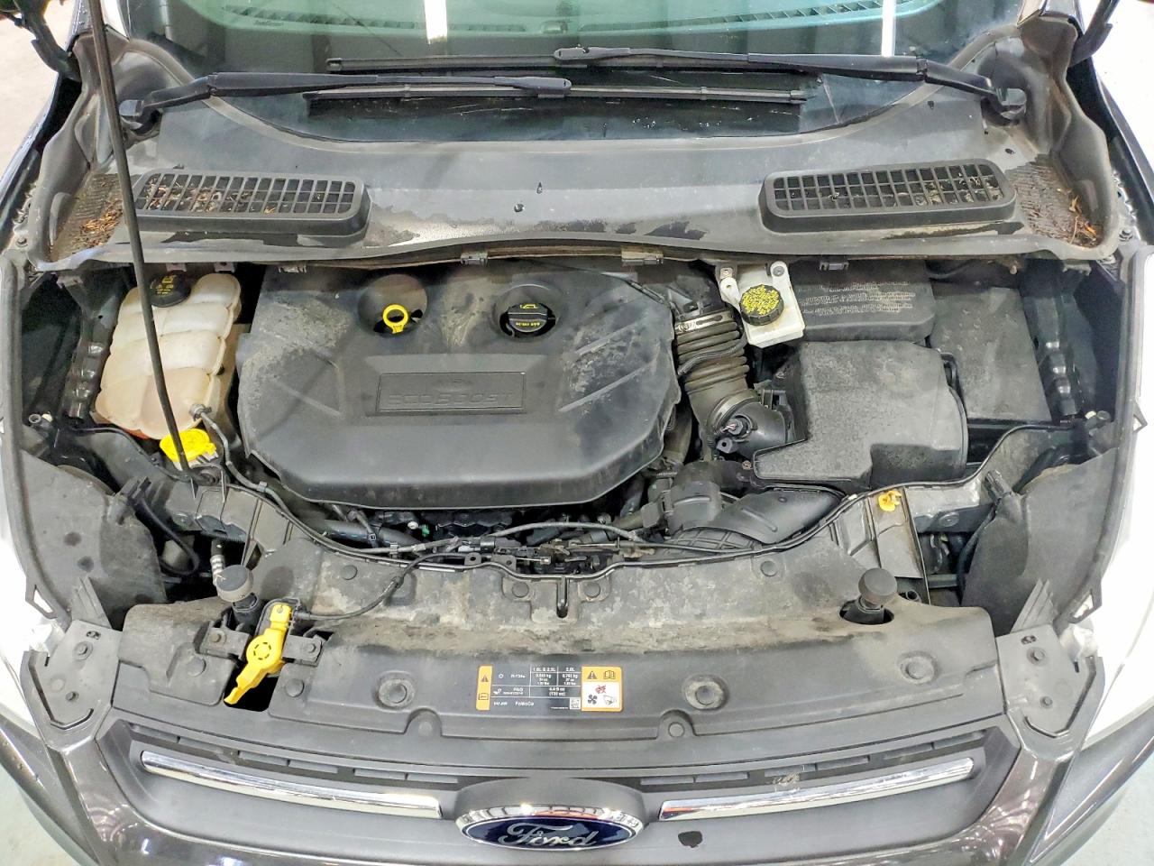 2015 Ford Escape Se Gray vin: 1FMCU9G98FUA56517