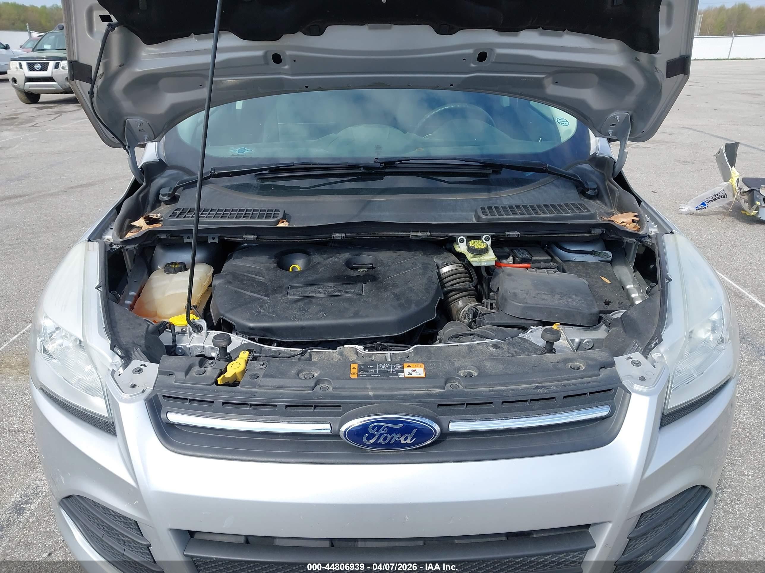 2015 Ford Escape Se Silver vin: 1FMCU9G98FUA63709