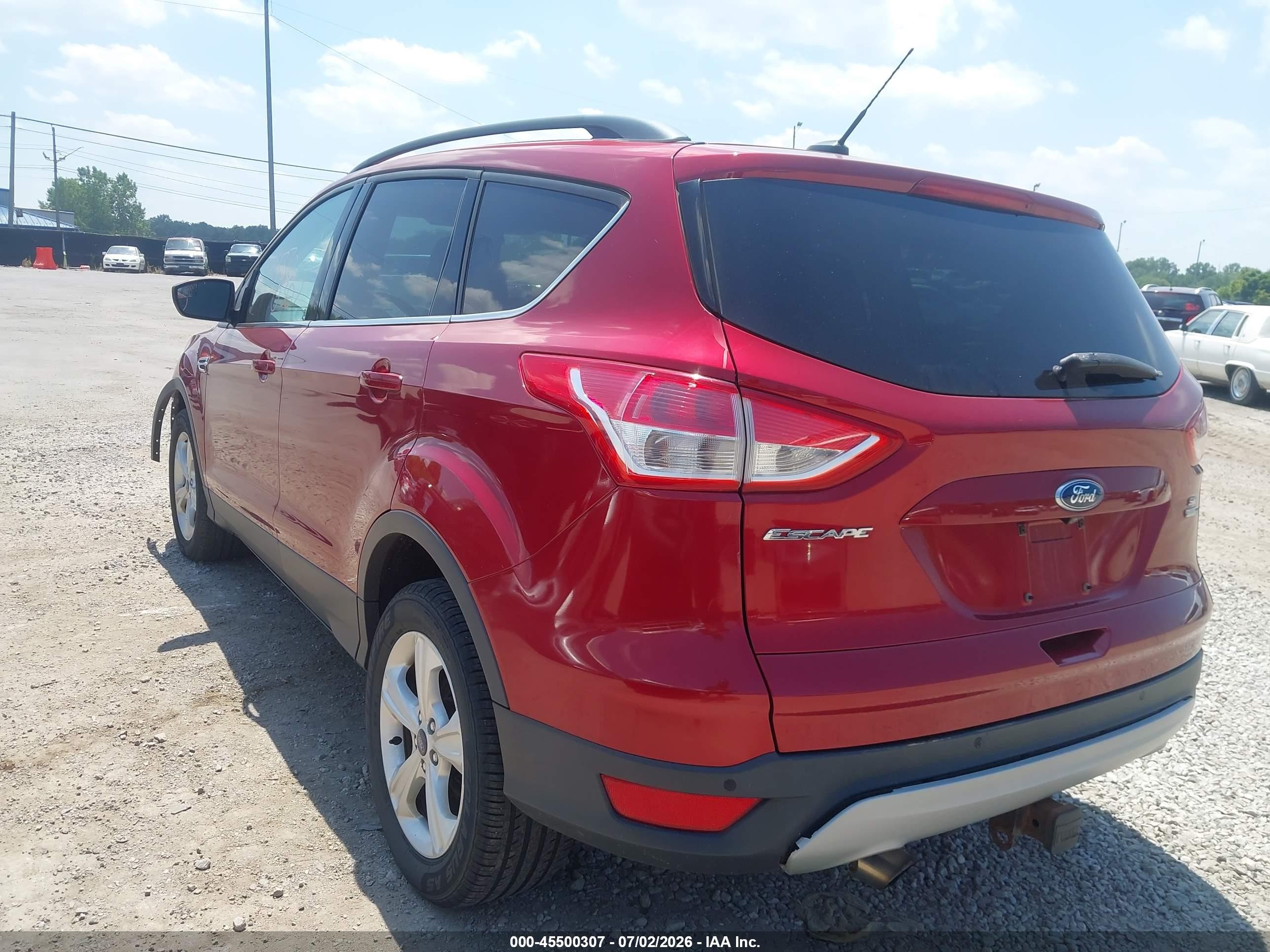 2015 Ford Escape Se Red vin: 1FMCU9G98FUB02122