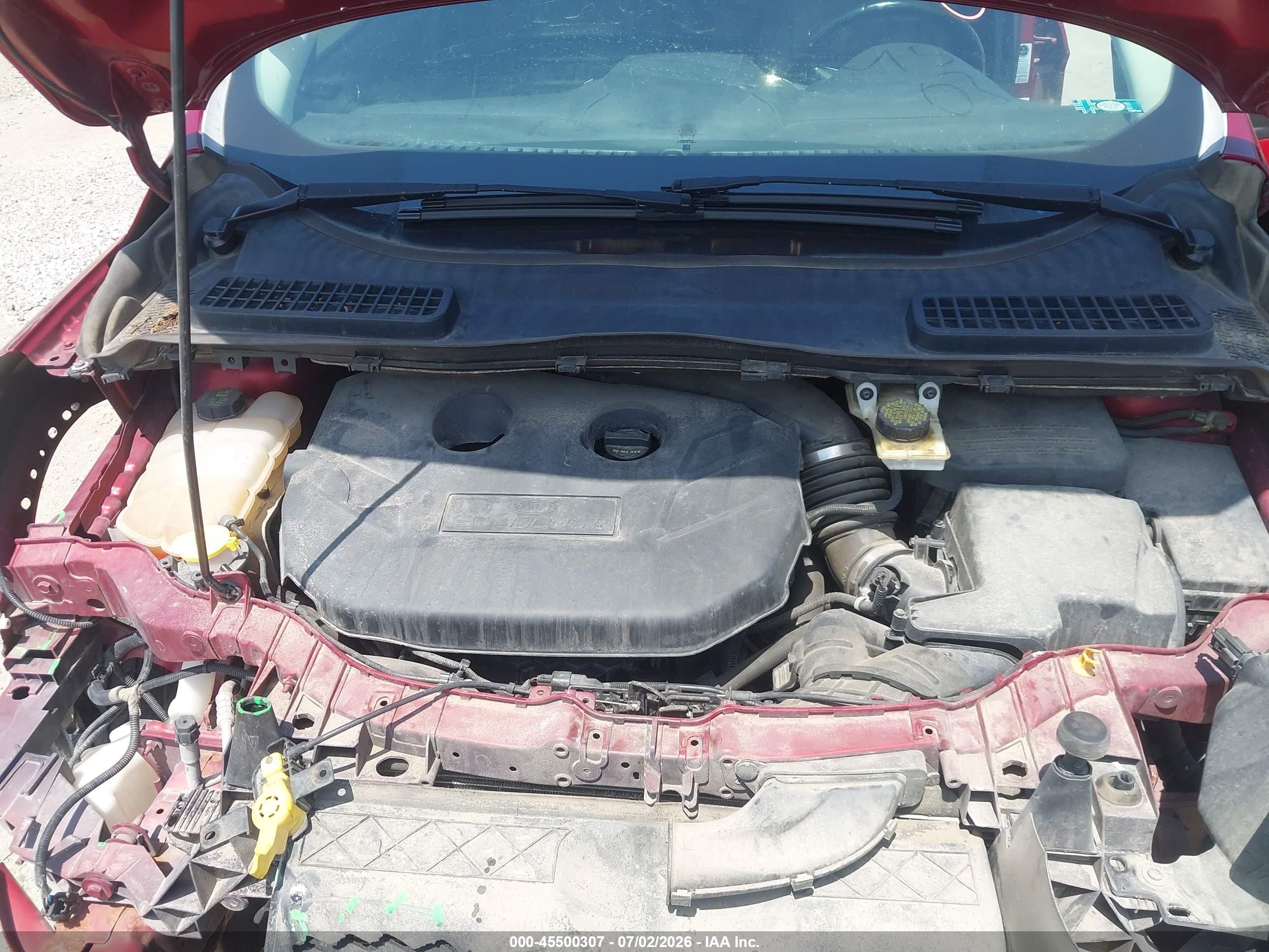 2015 Ford Escape Se Red vin: 1FMCU9G98FUB02122