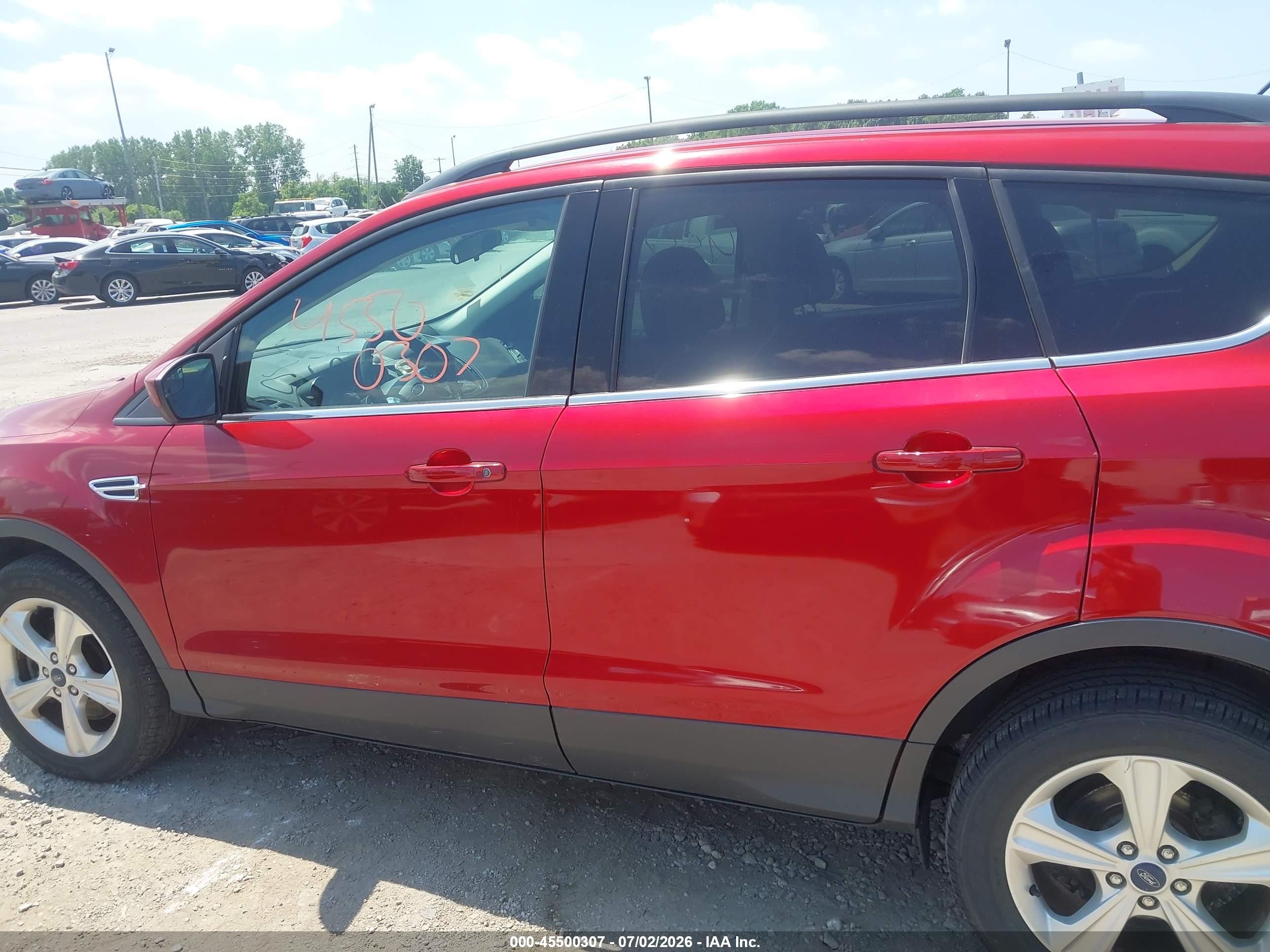 2015 Ford Escape Se Red vin: 1FMCU9G98FUB02122