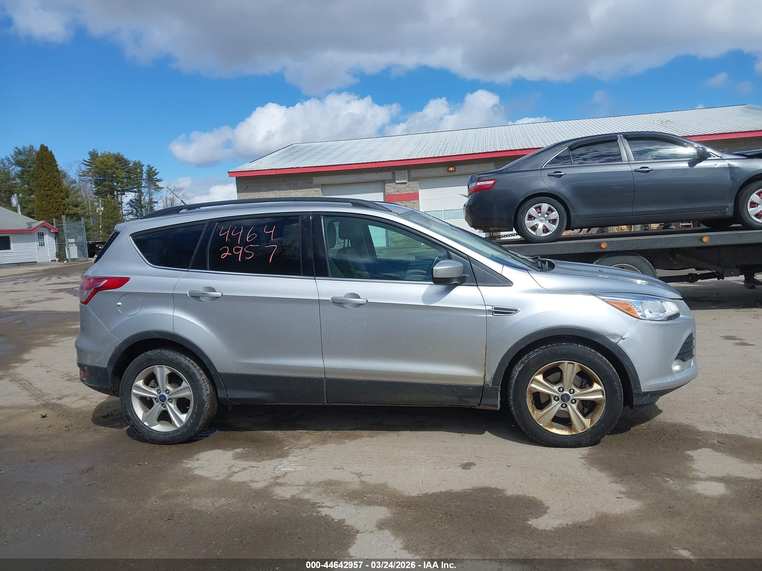 2015 Ford Escape Se Silver vin: 1FMCU9G98FUB13556