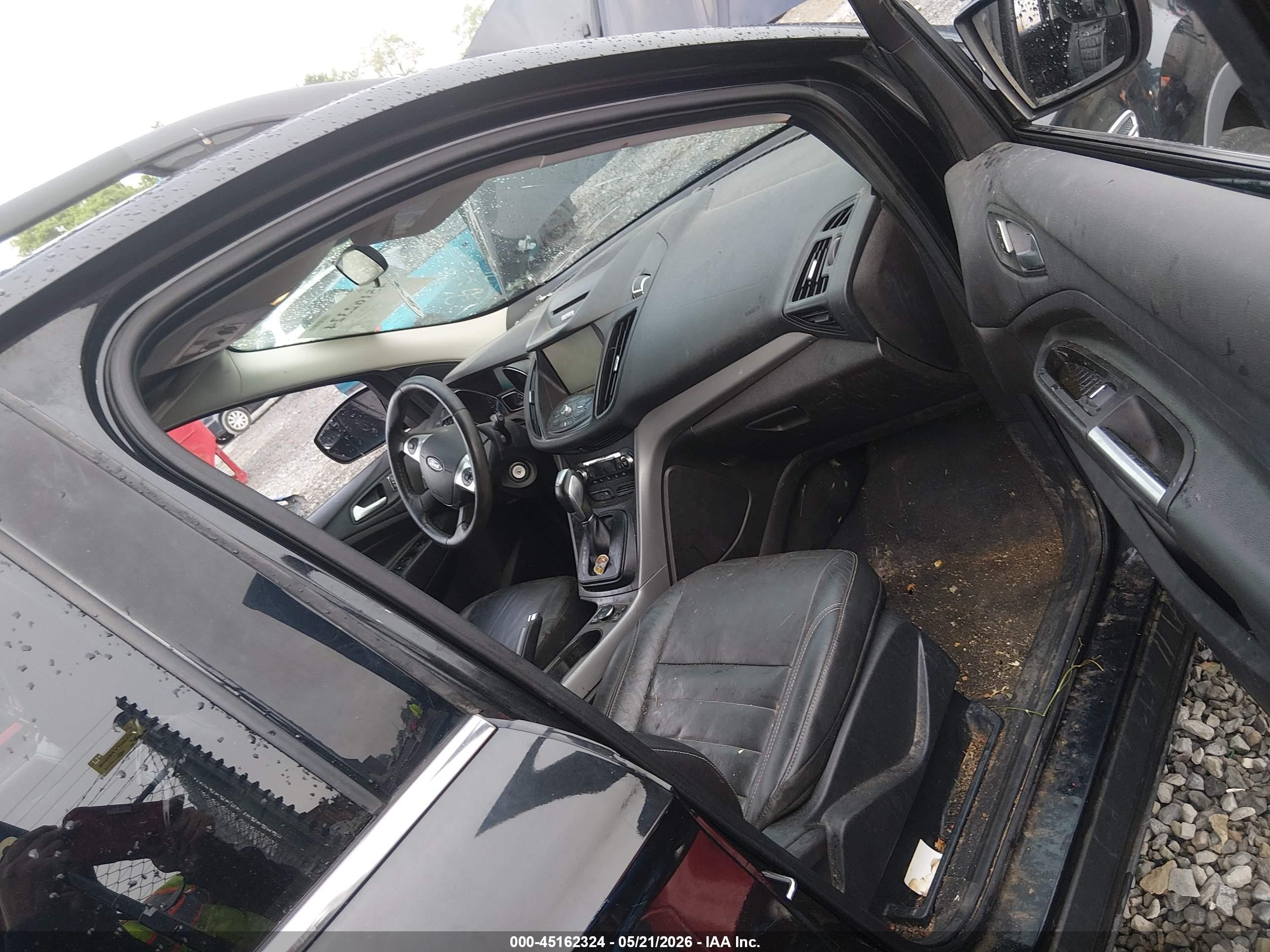 2015 Ford Escape Se Black vin: 1FMCU9G98FUB21575