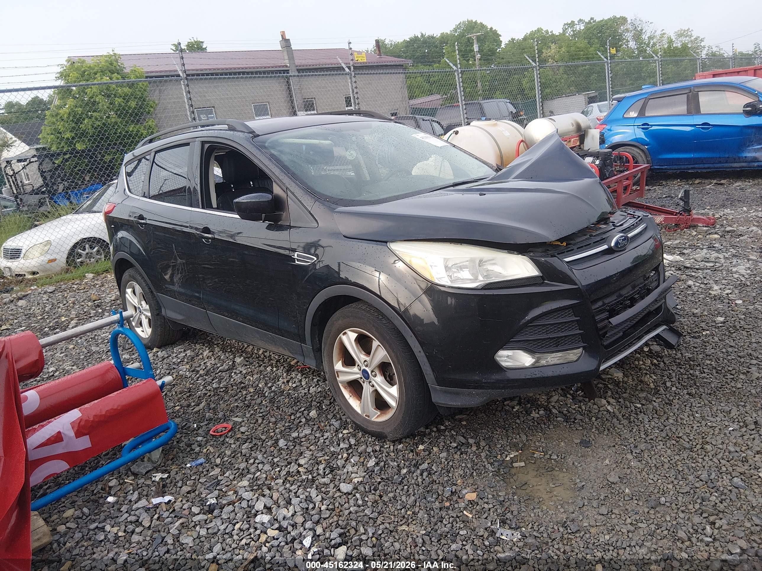 2015 Ford Escape Se Black vin: 1FMCU9G98FUB21575