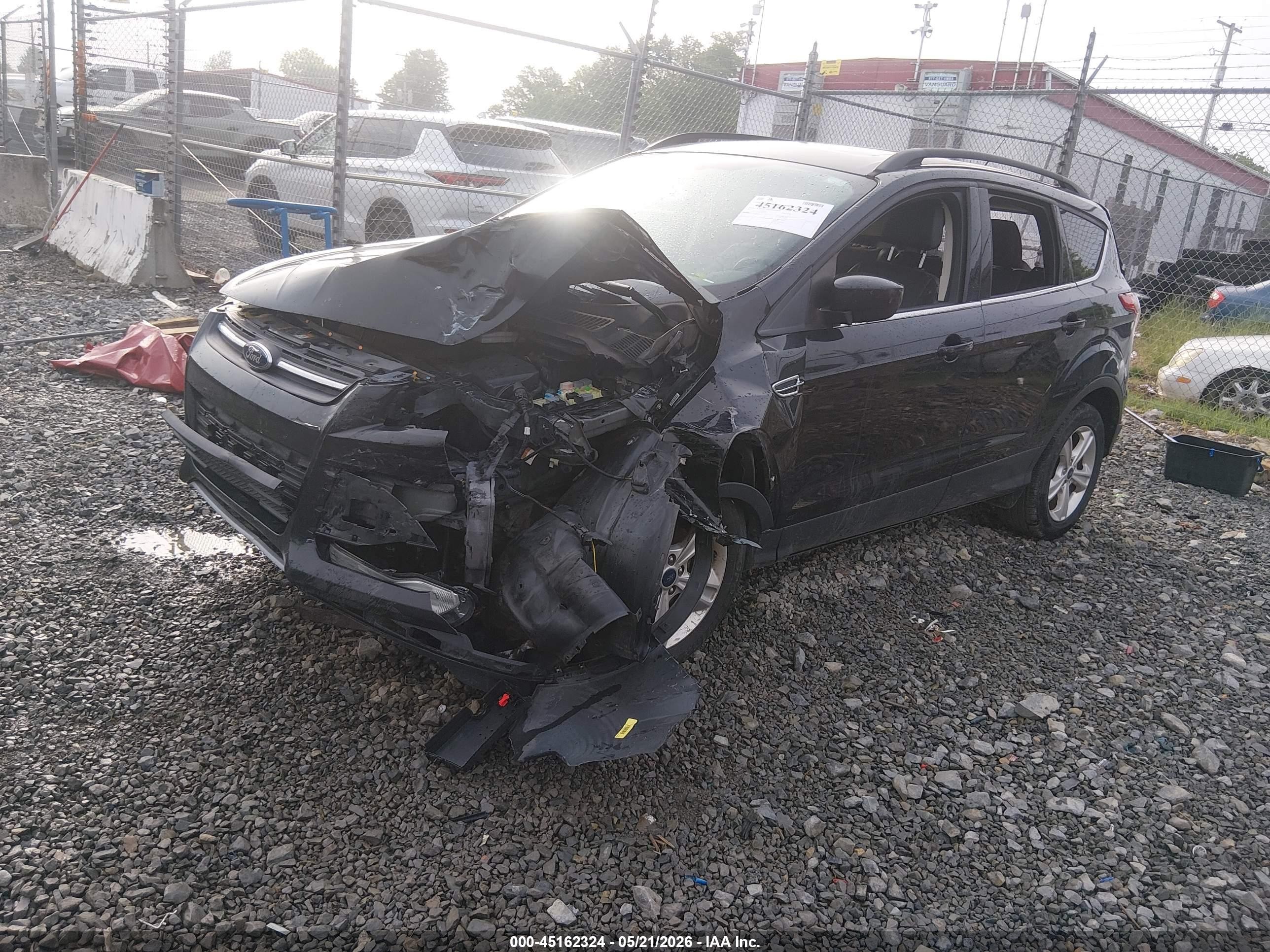 2015 Ford Escape Se Black vin: 1FMCU9G98FUB21575