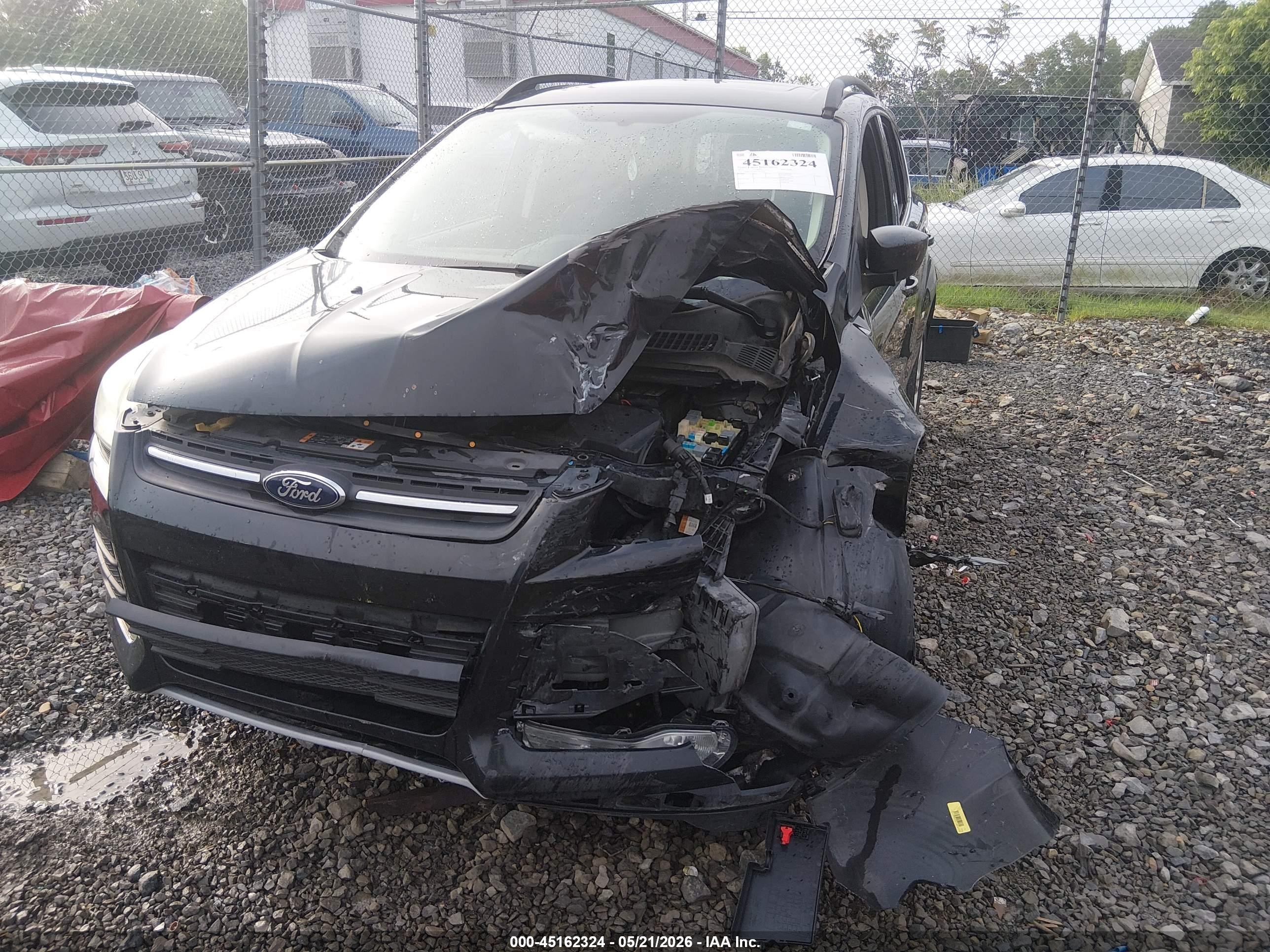 2015 Ford Escape Se Black vin: 1FMCU9G98FUB21575