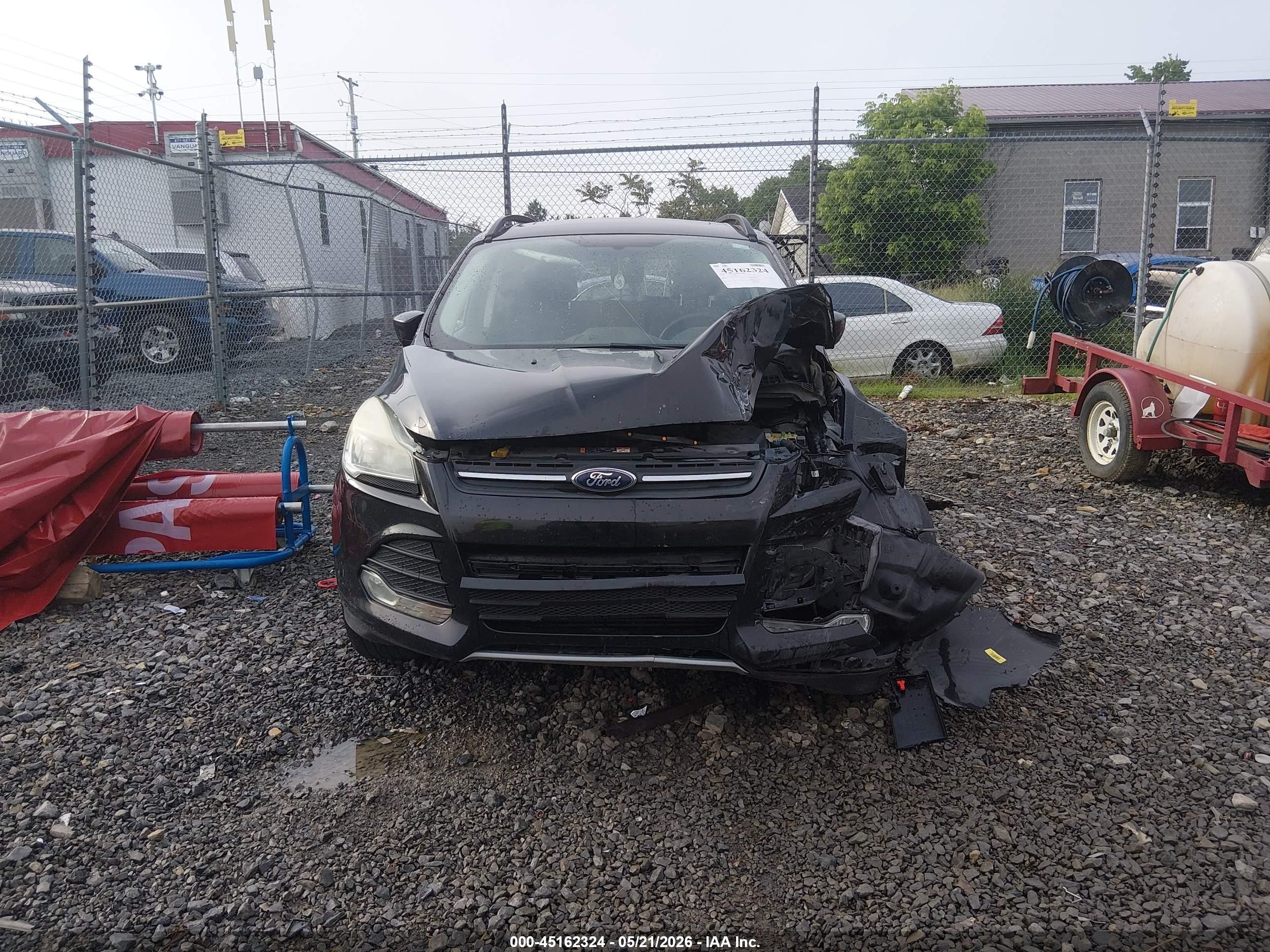 2015 Ford Escape Se Black vin: 1FMCU9G98FUB21575