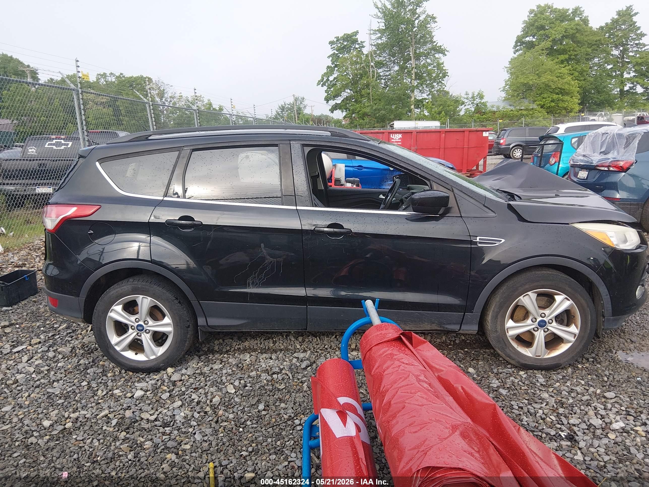 2015 Ford Escape Se Black vin: 1FMCU9G98FUB21575