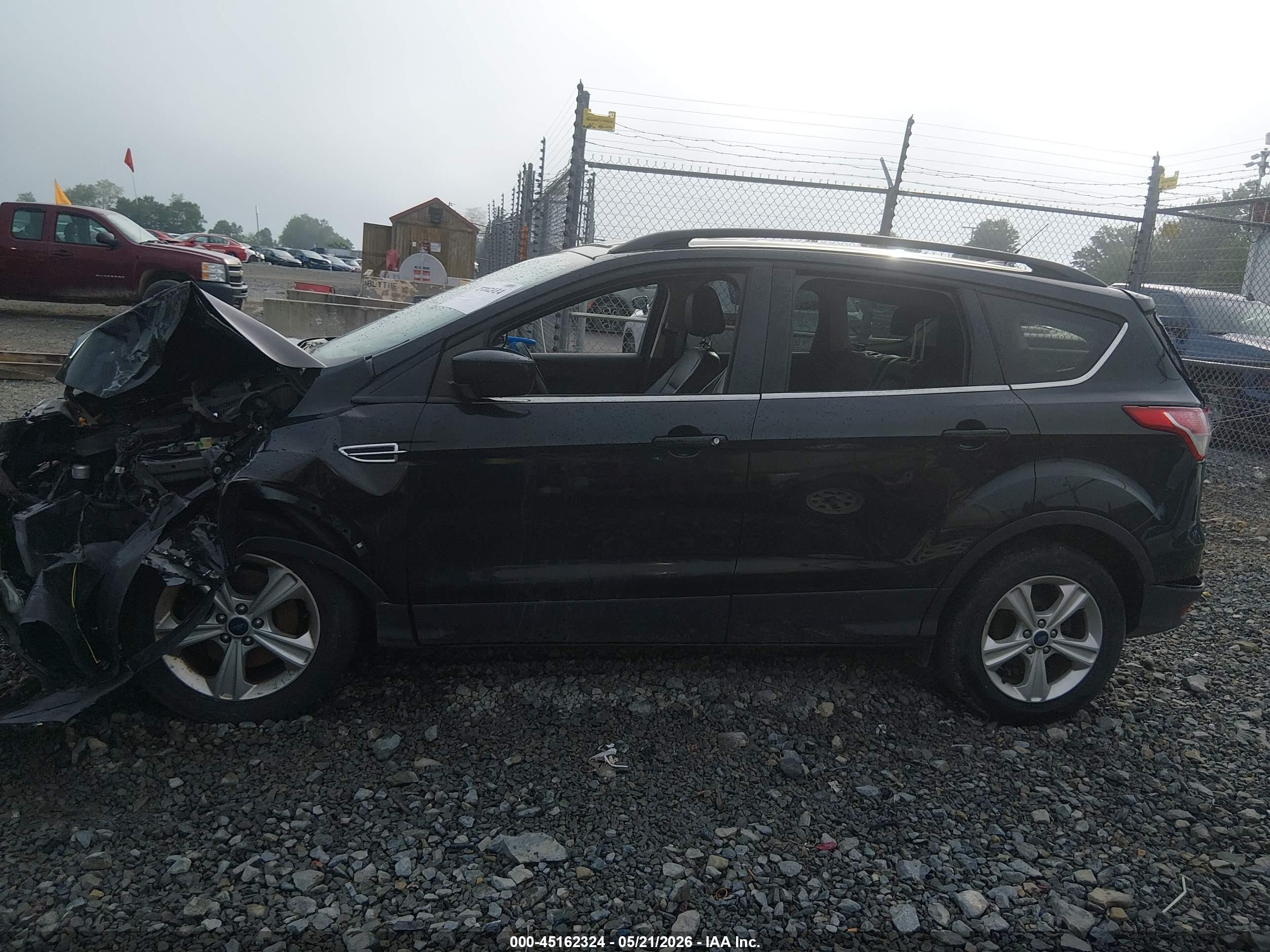 2015 Ford Escape Se Black vin: 1FMCU9G98FUB21575