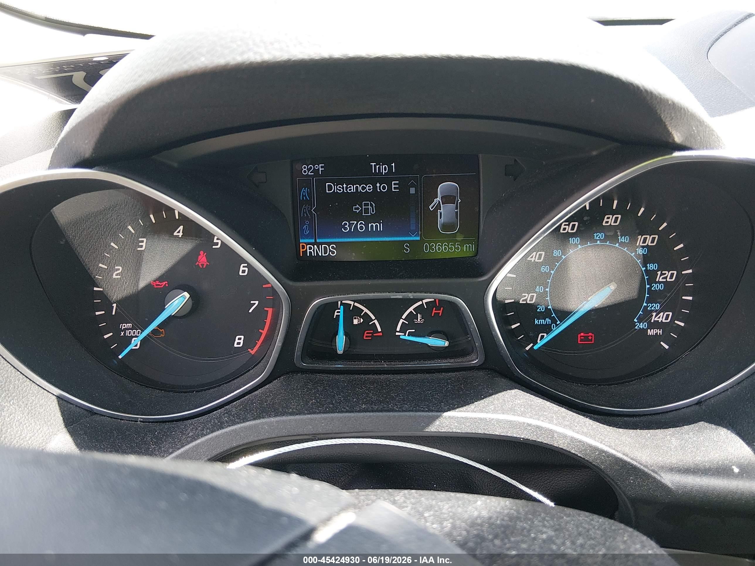2015 Ford Escape Se White vin: 1FMCU9G98FUC20008