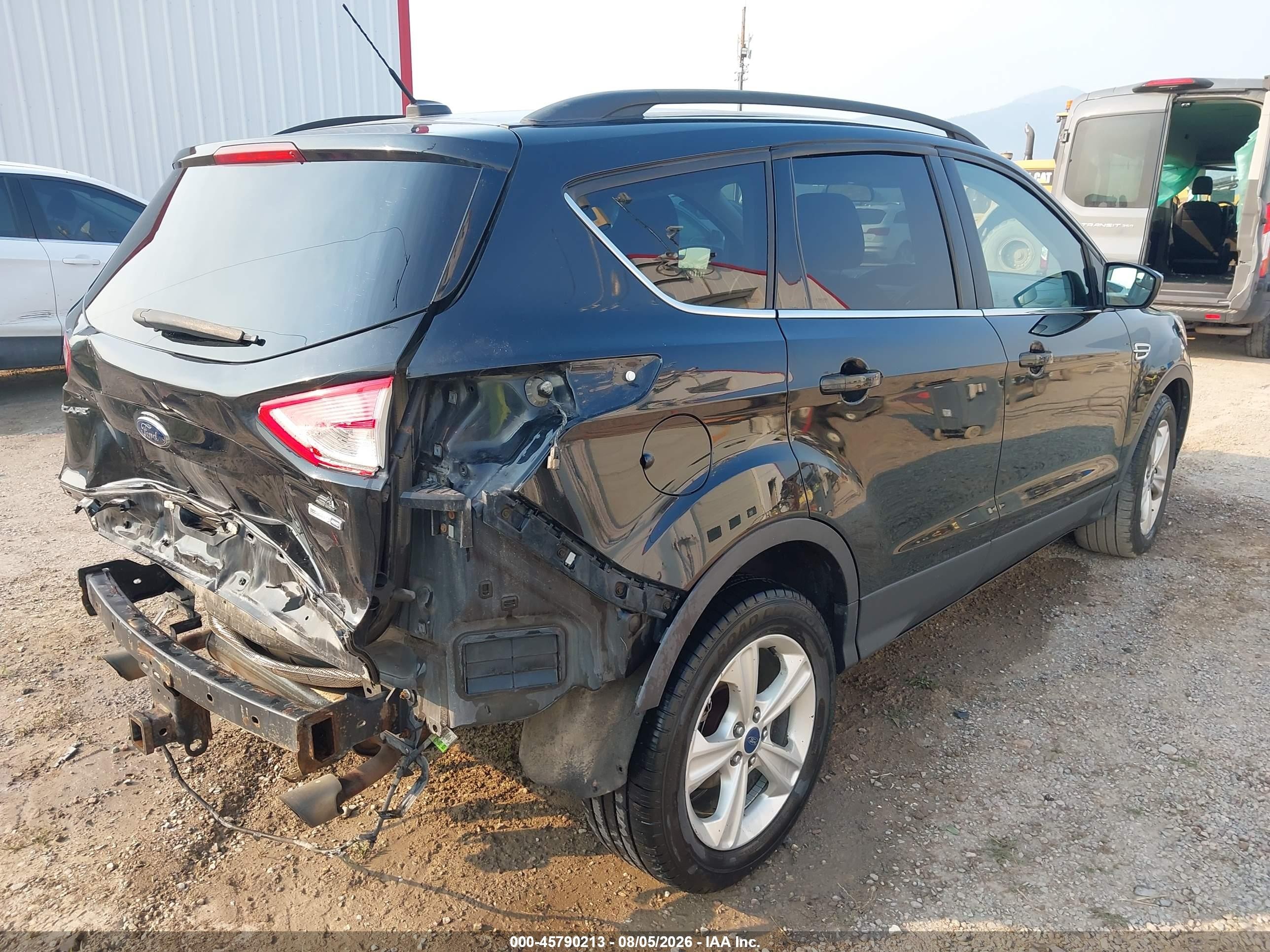 2015 Ford Escape Se Black vin: 1FMCU9G98FUC48973