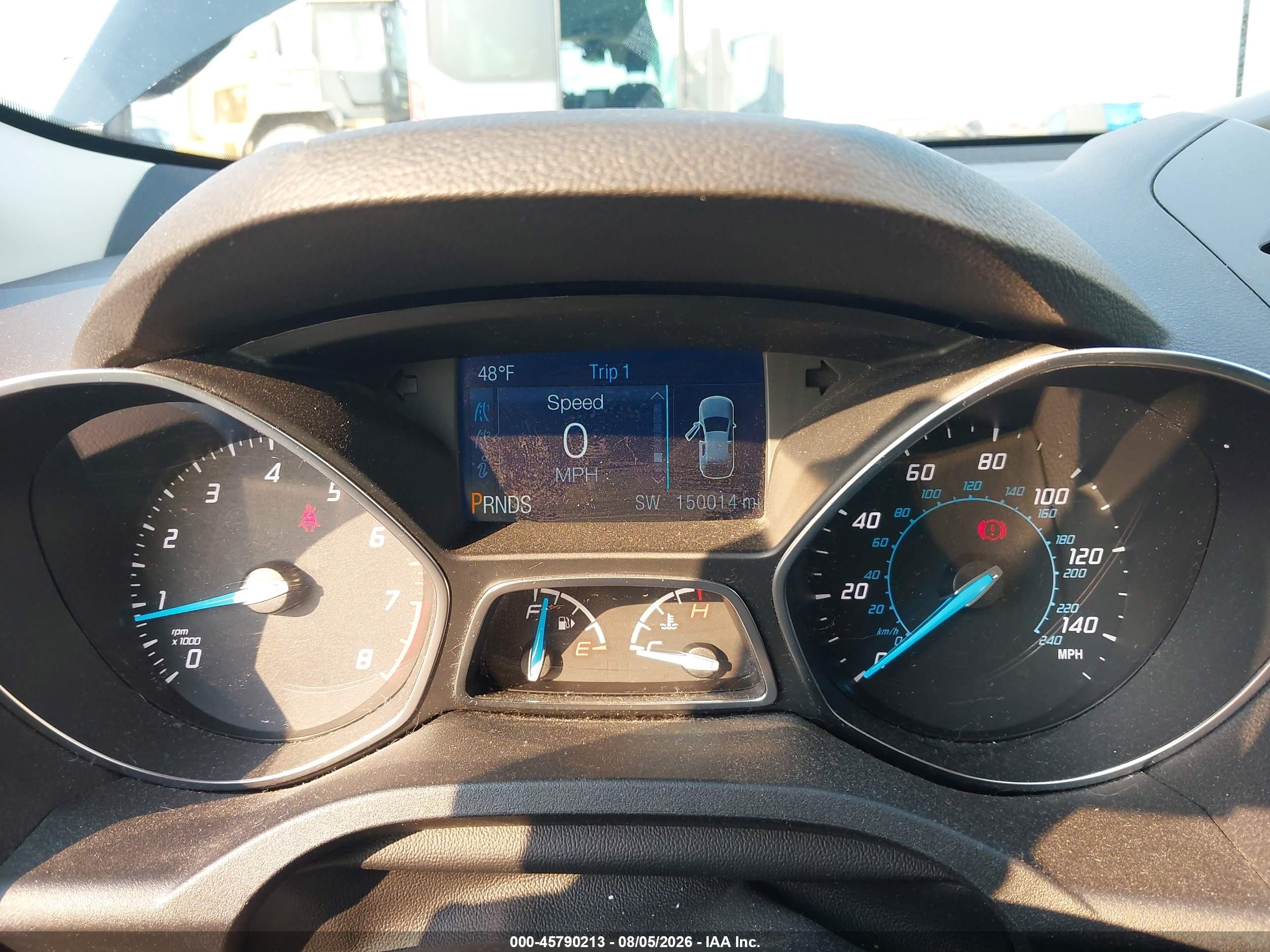 2015 Ford Escape Se Black vin: 1FMCU9G98FUC48973