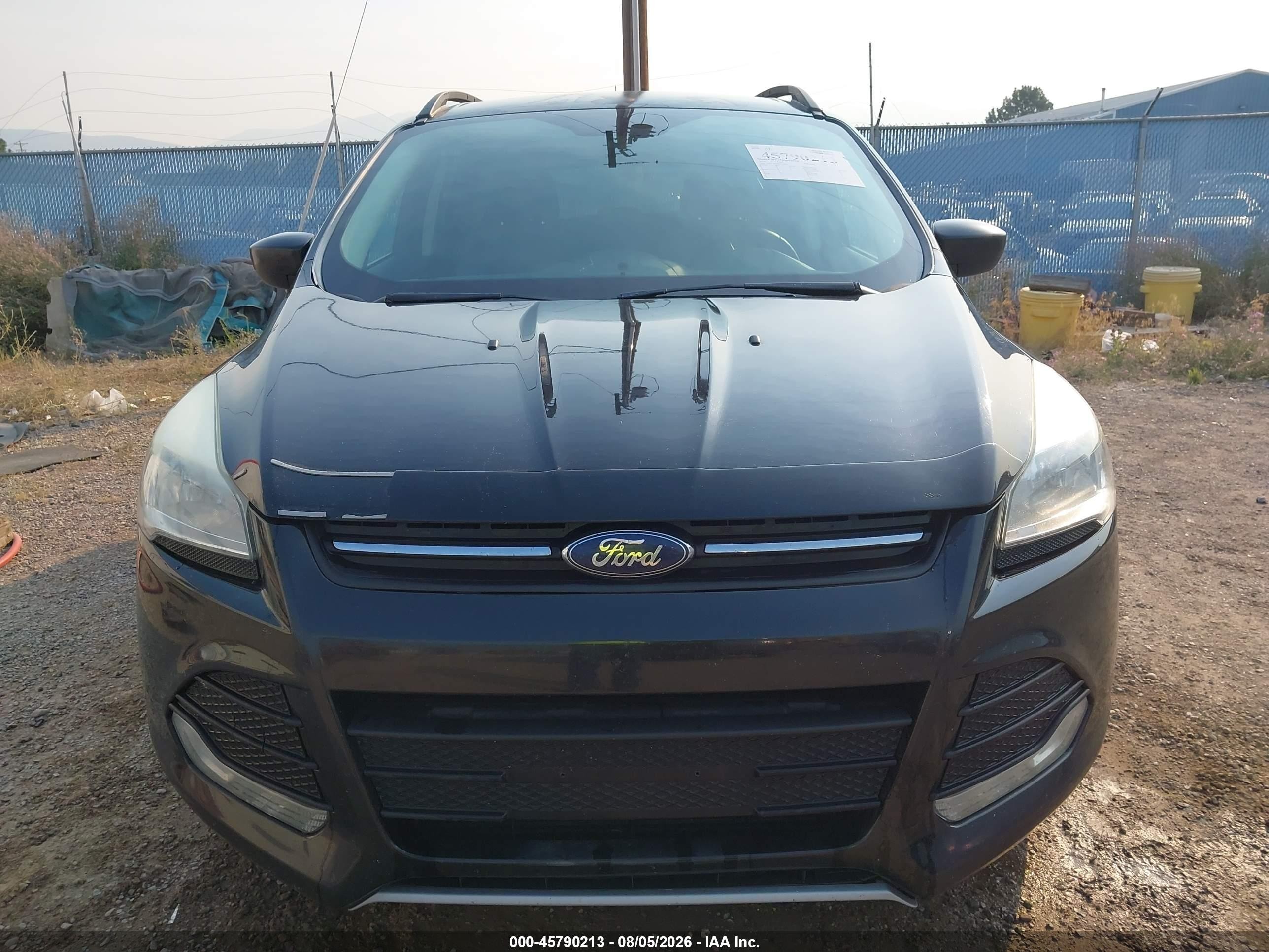 2015 Ford Escape Se Black vin: 1FMCU9G98FUC48973