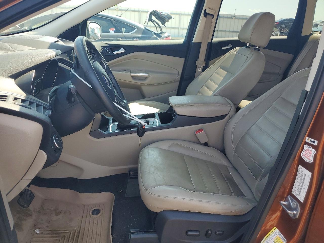 2017 Ford Escape Se Orange vin: 1FMCU9G98HUD96527