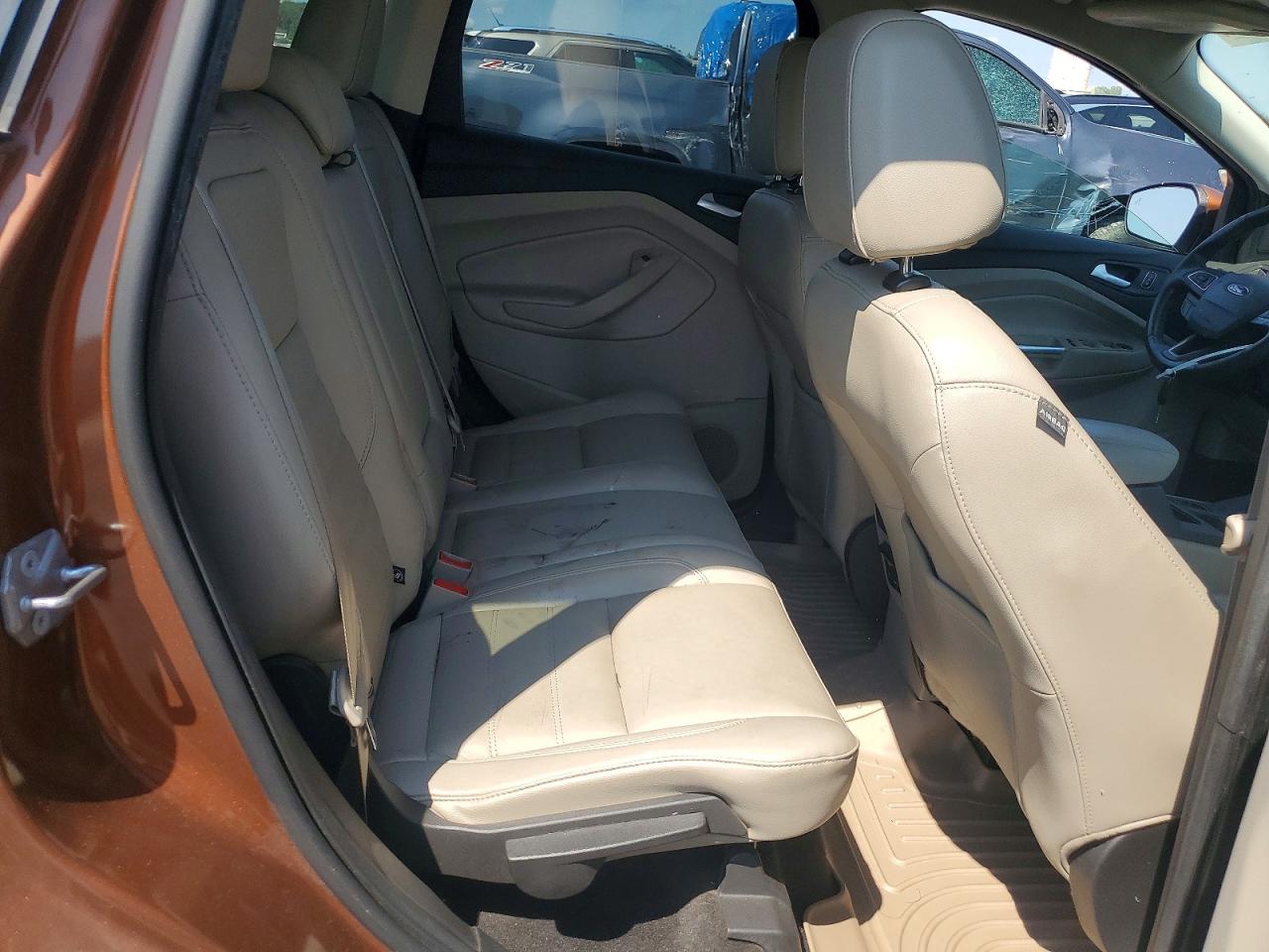 2017 Ford Escape Se Orange vin: 1FMCU9G98HUD96527