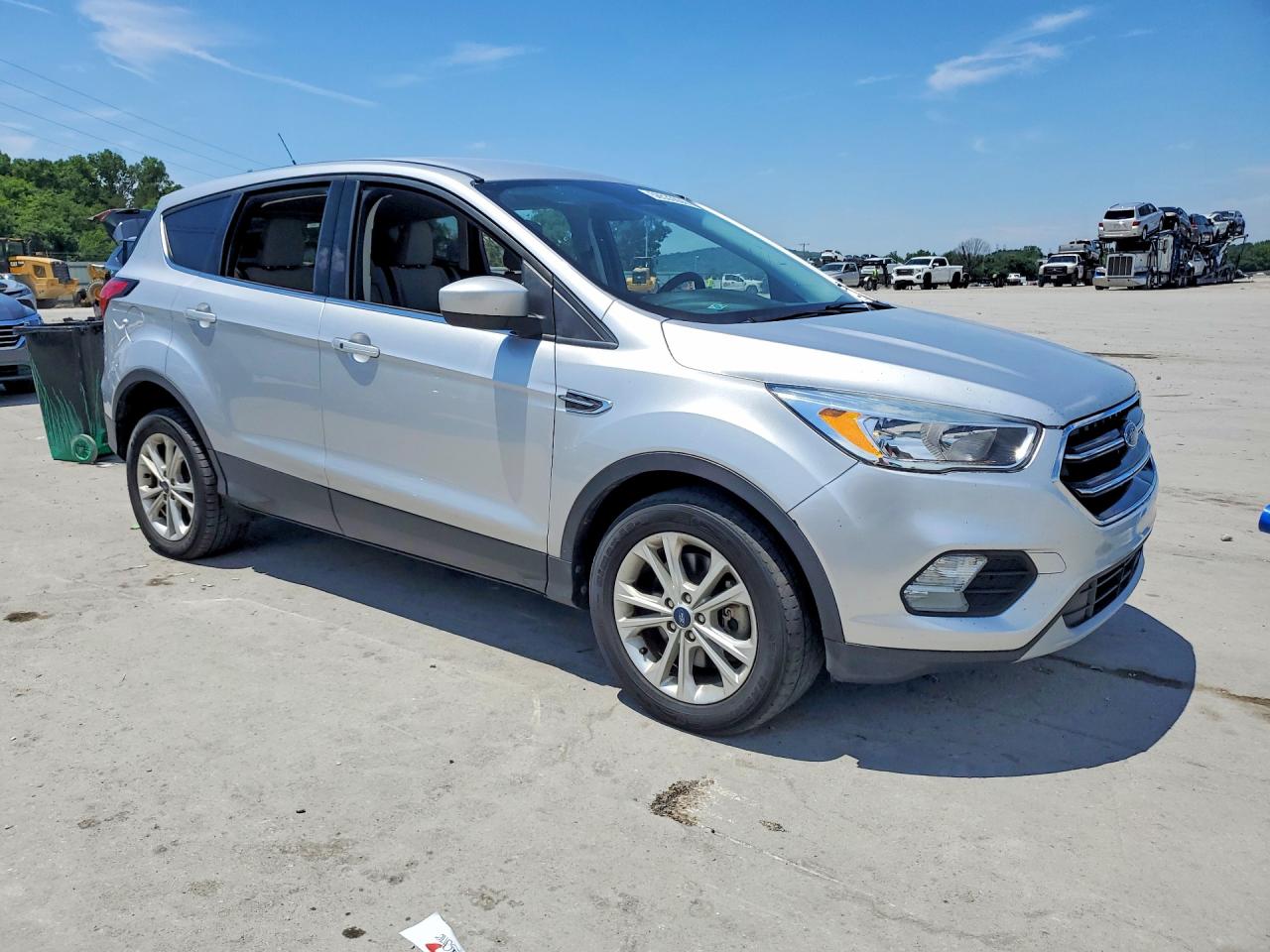 2019 Ford Escape Se Silver vin: 1FMCU9G98KUB07444