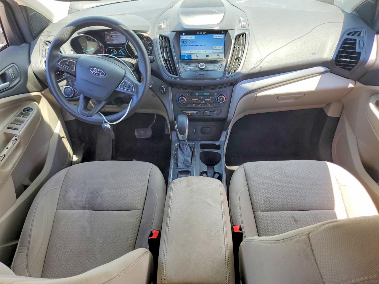 2019 Ford Escape Se Silver vin: 1FMCU9G98KUB07444