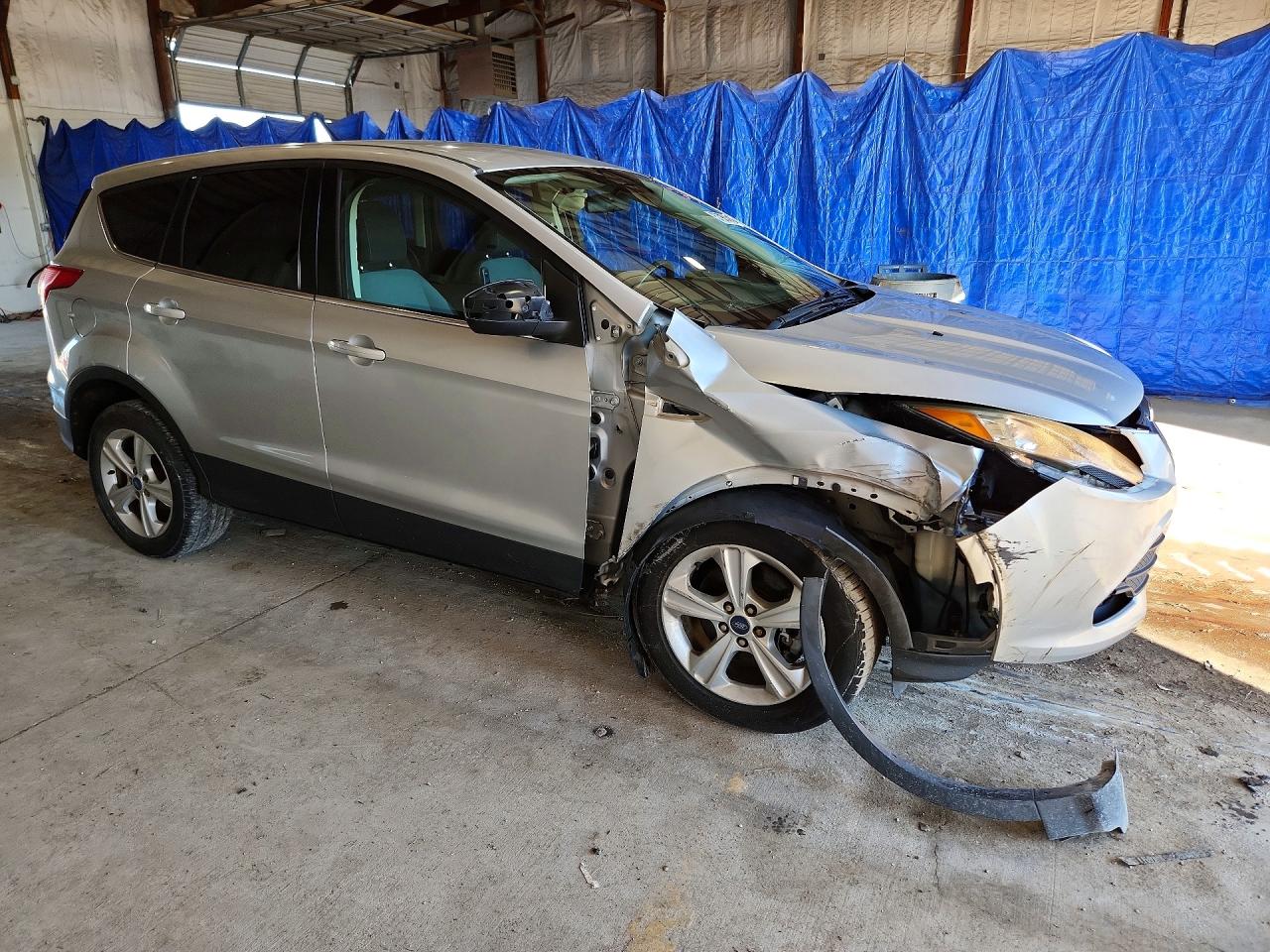2013 Ford Escape Se Silver vin: 1FMCU9G99DUA41697