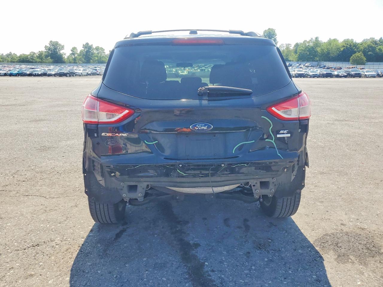 2013 Ford Escape Se Black vin: 1FMCU9G99DUA97347