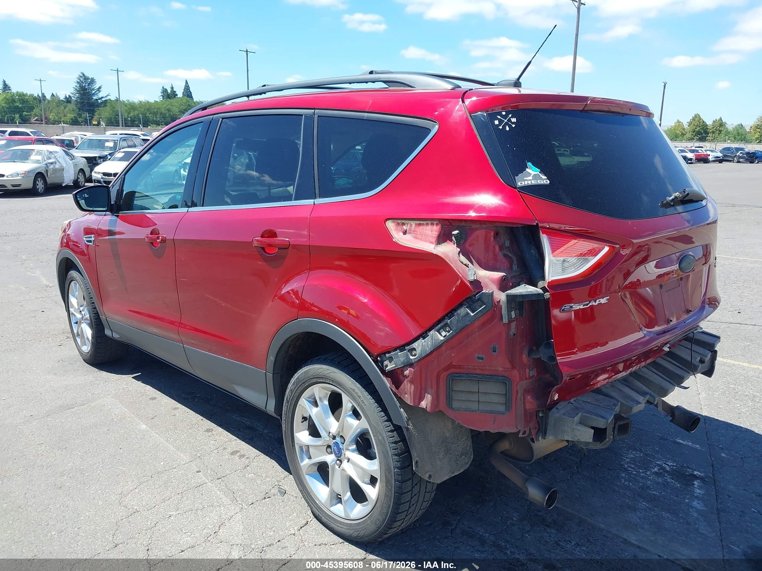 2013 Ford Escape Se Red vin: 1FMCU9G99DUB01204
