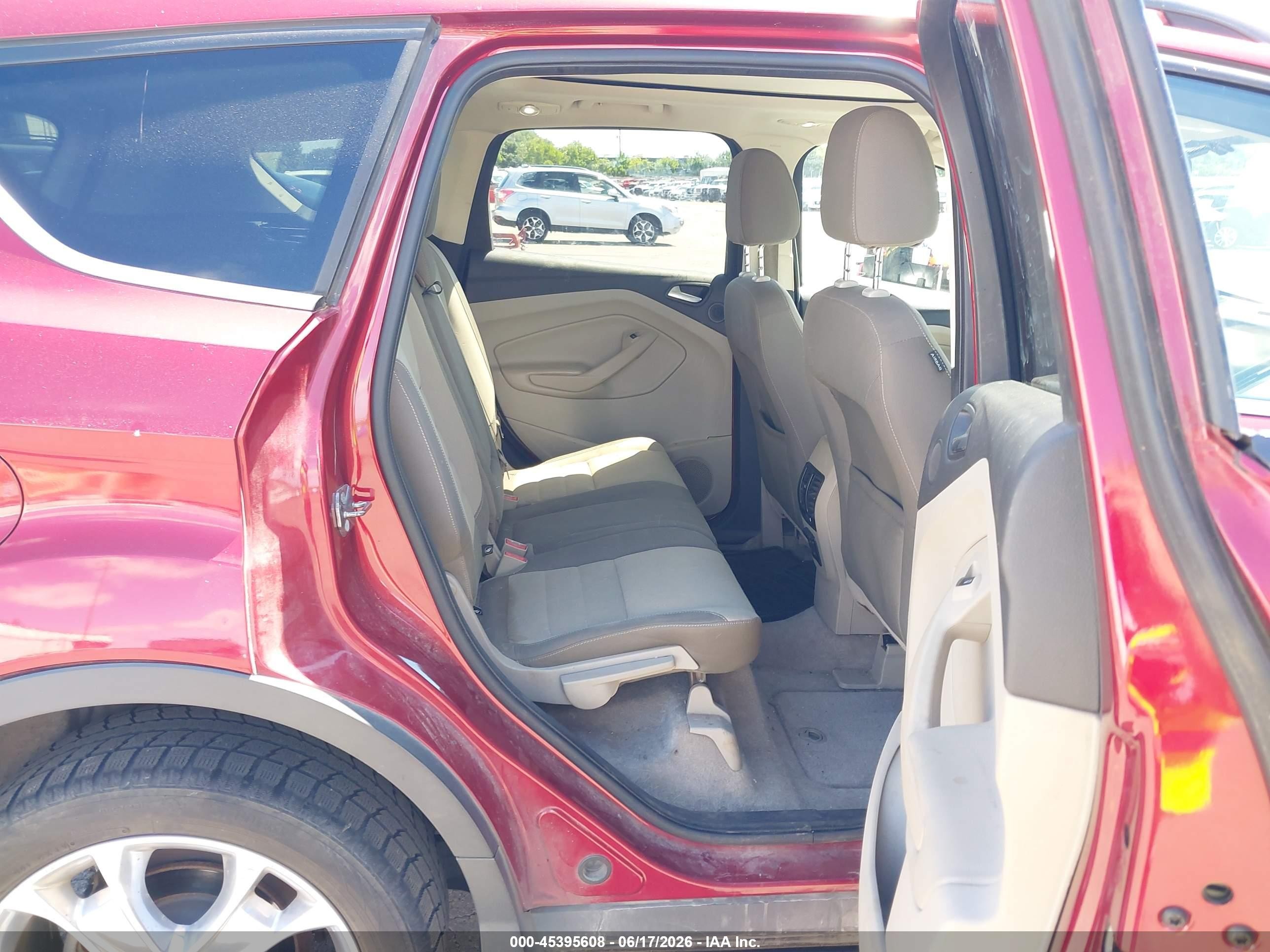 2013 Ford Escape Se Red vin: 1FMCU9G99DUB01204