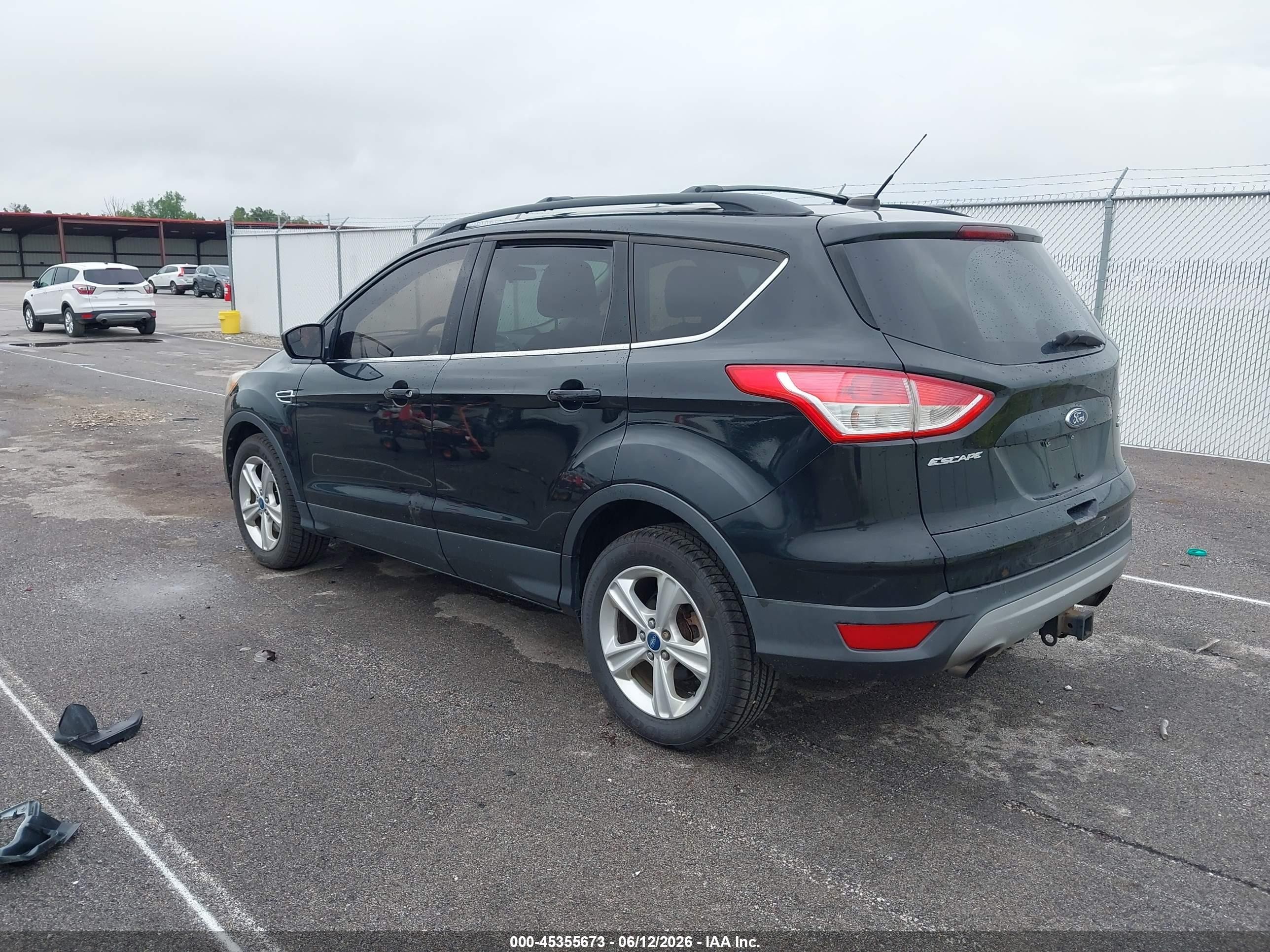 2013 Ford Escape Se Black vin: 1FMCU9G99DUC33783