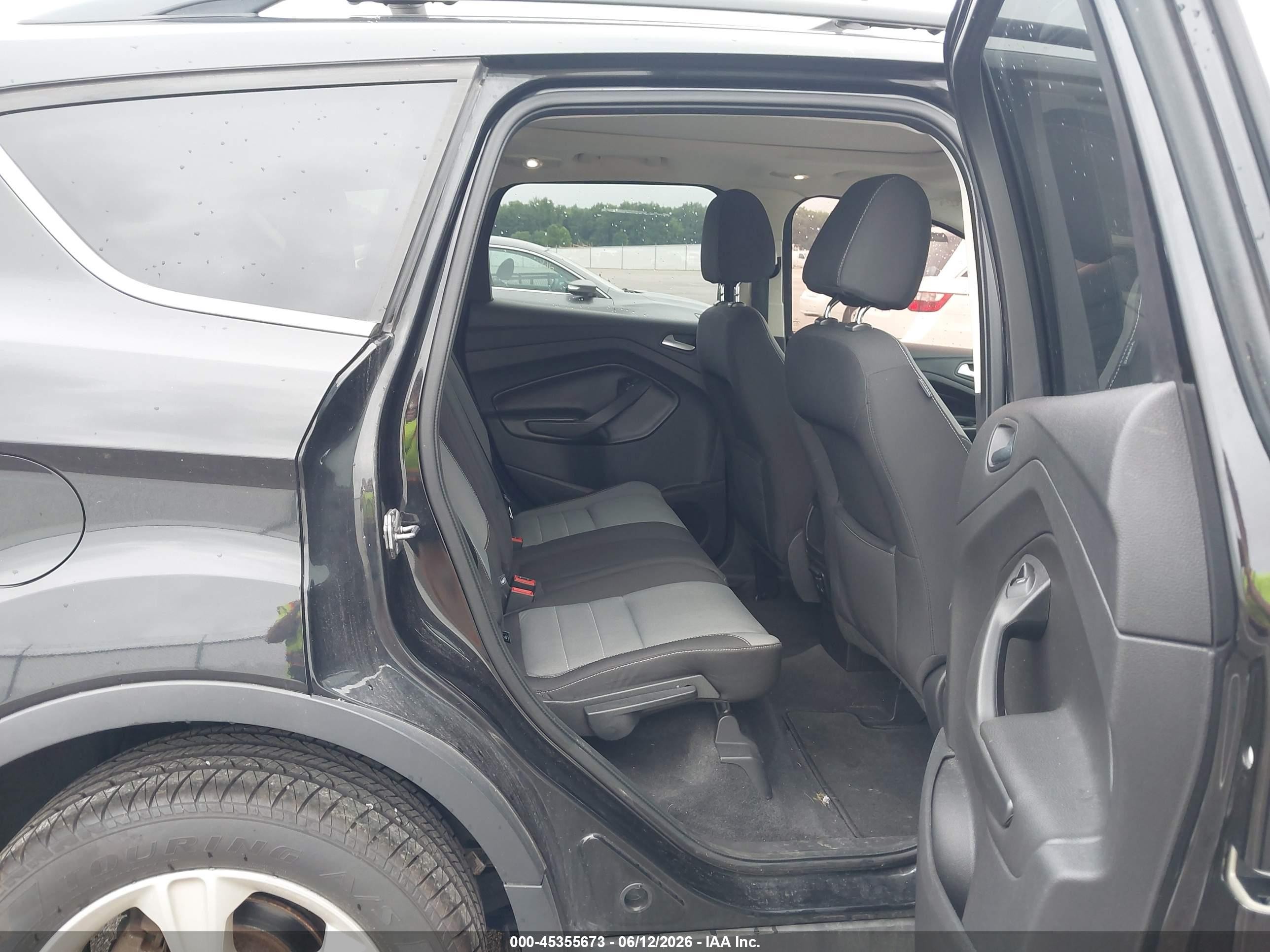 2013 Ford Escape Se Black vin: 1FMCU9G99DUC33783