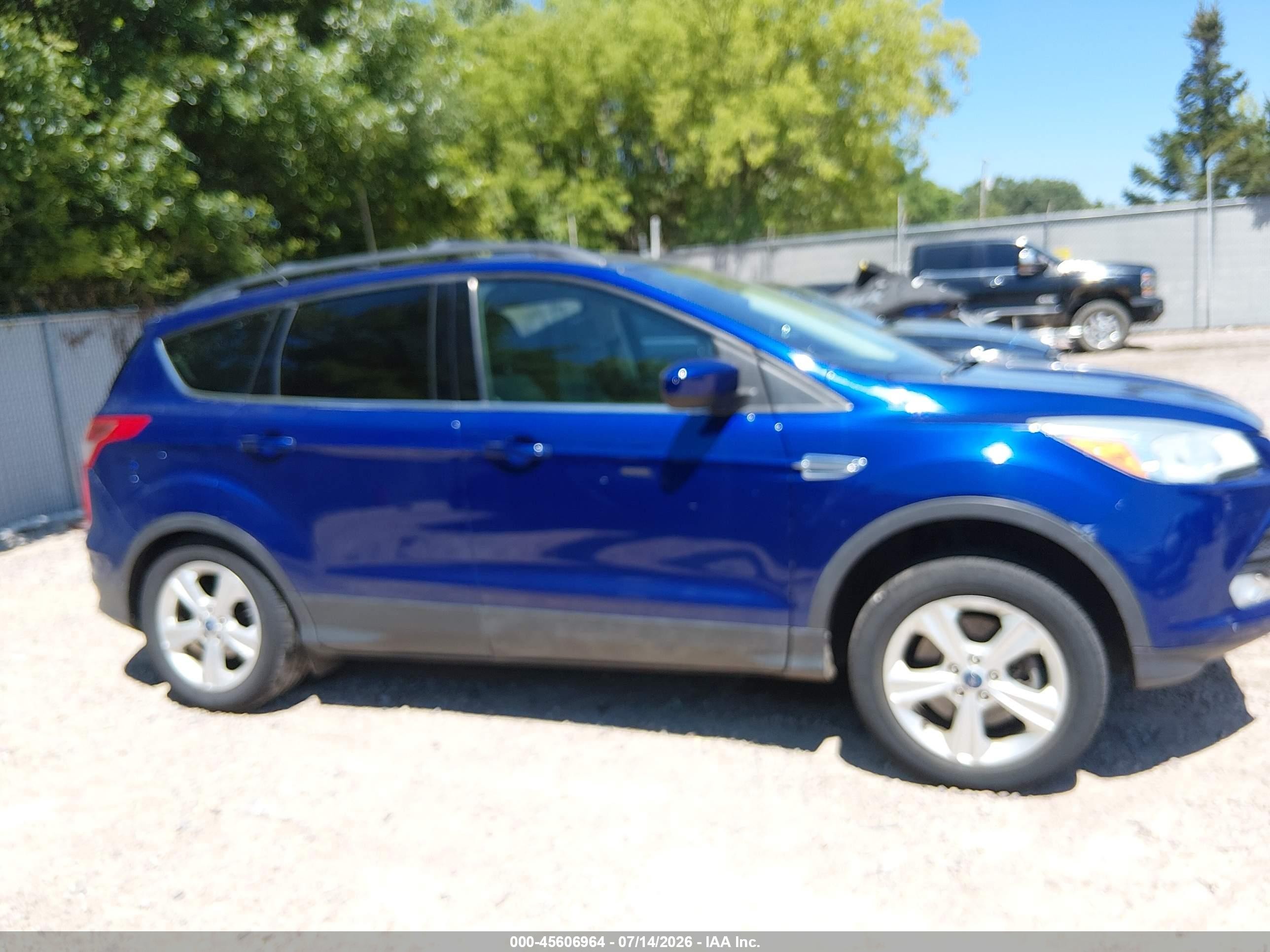 2013 Ford Escape Se Blue vin: 1FMCU9G99DUC42726